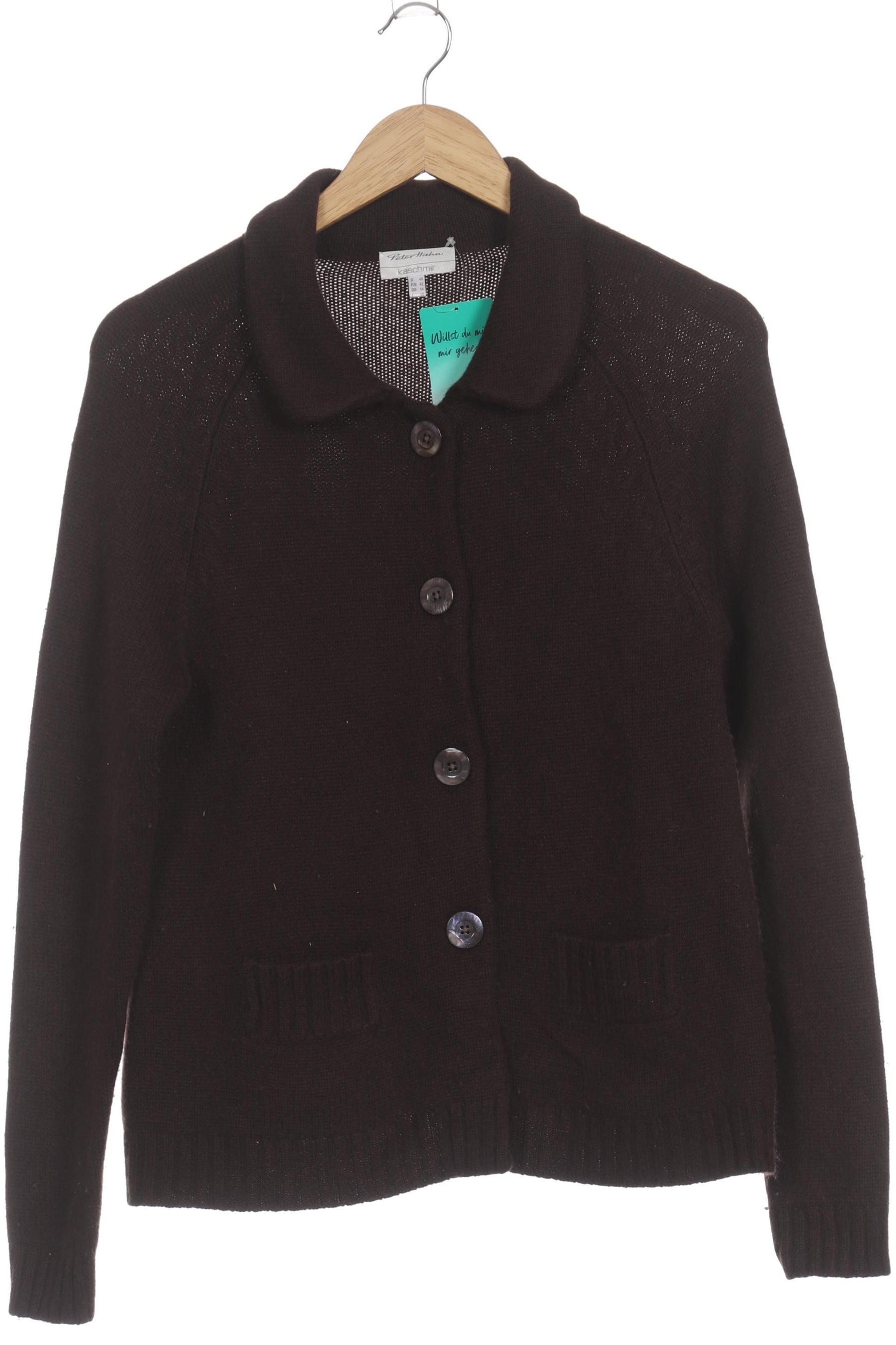 

Peter Hahn Damen Strickjacke, braun, Gr. 40