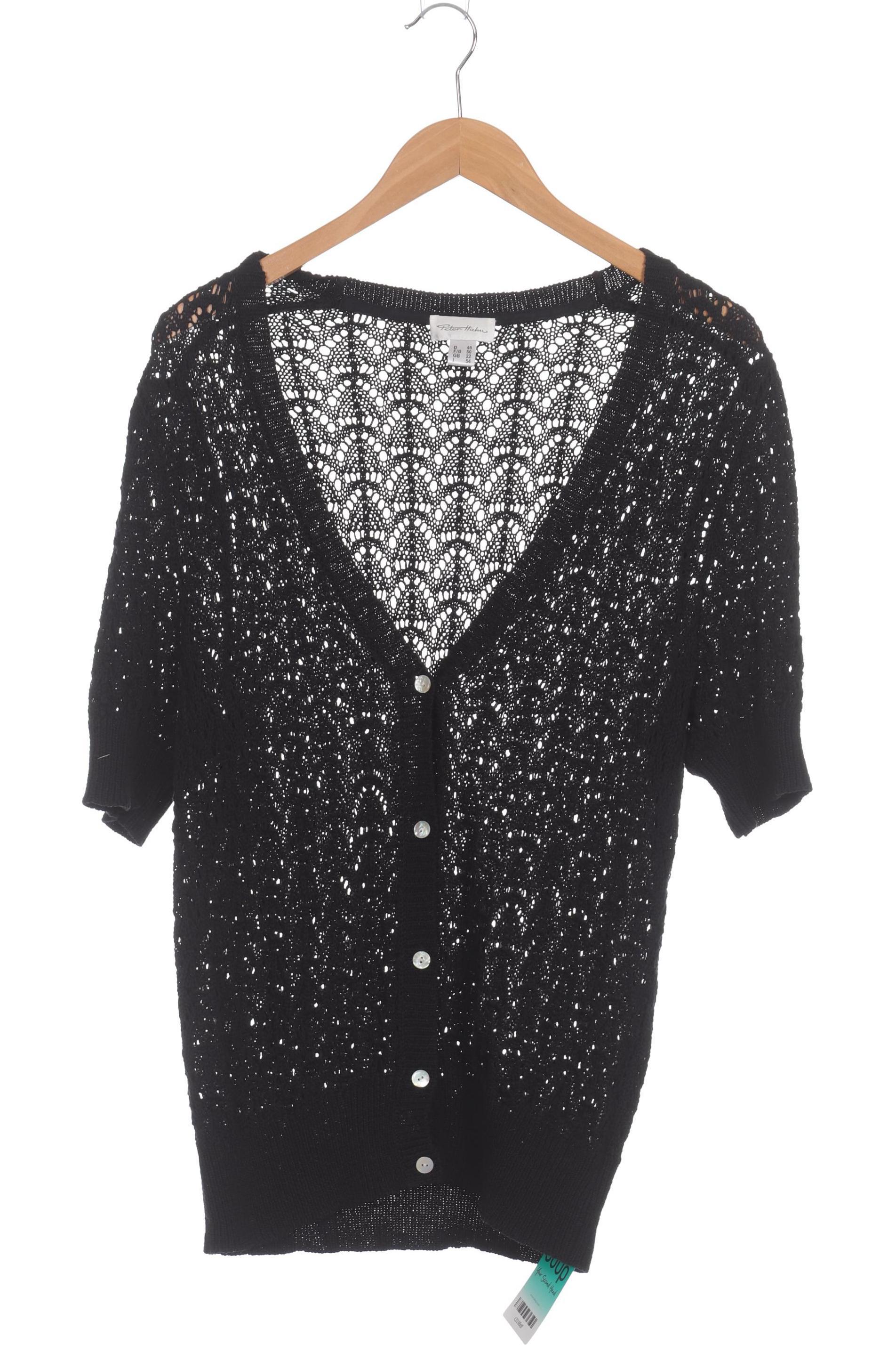 

Peter Hahn Damen Strickjacke, blau, Gr. 48