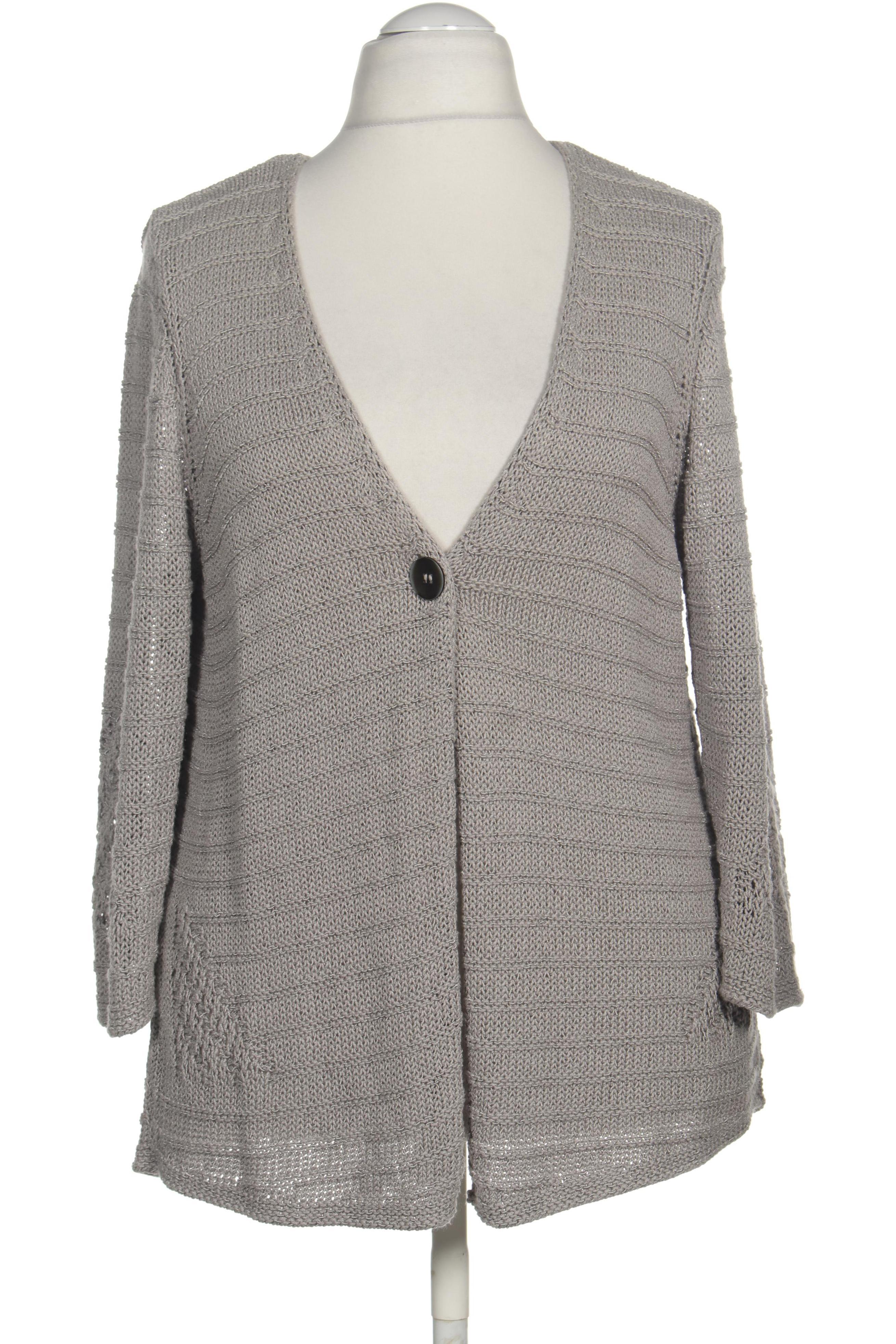

Peter Hahn Damen Strickjacke, grau, Gr. 50