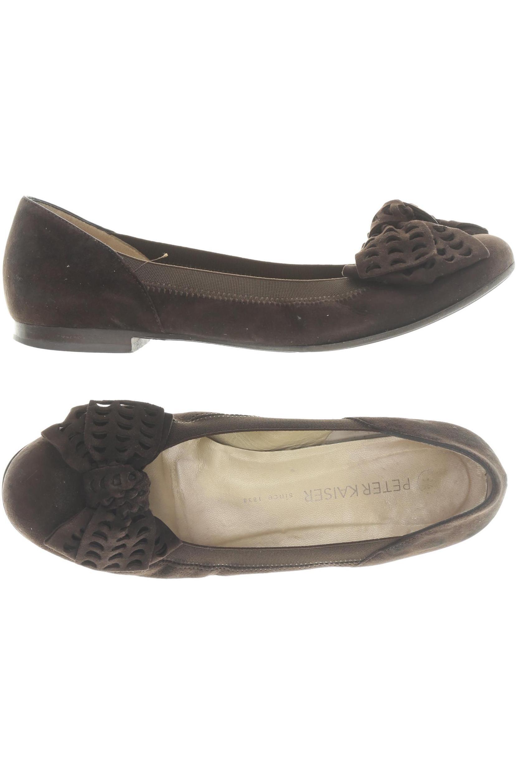 

Peter Kaiser Damen Ballerinas, braun, Gr. 5