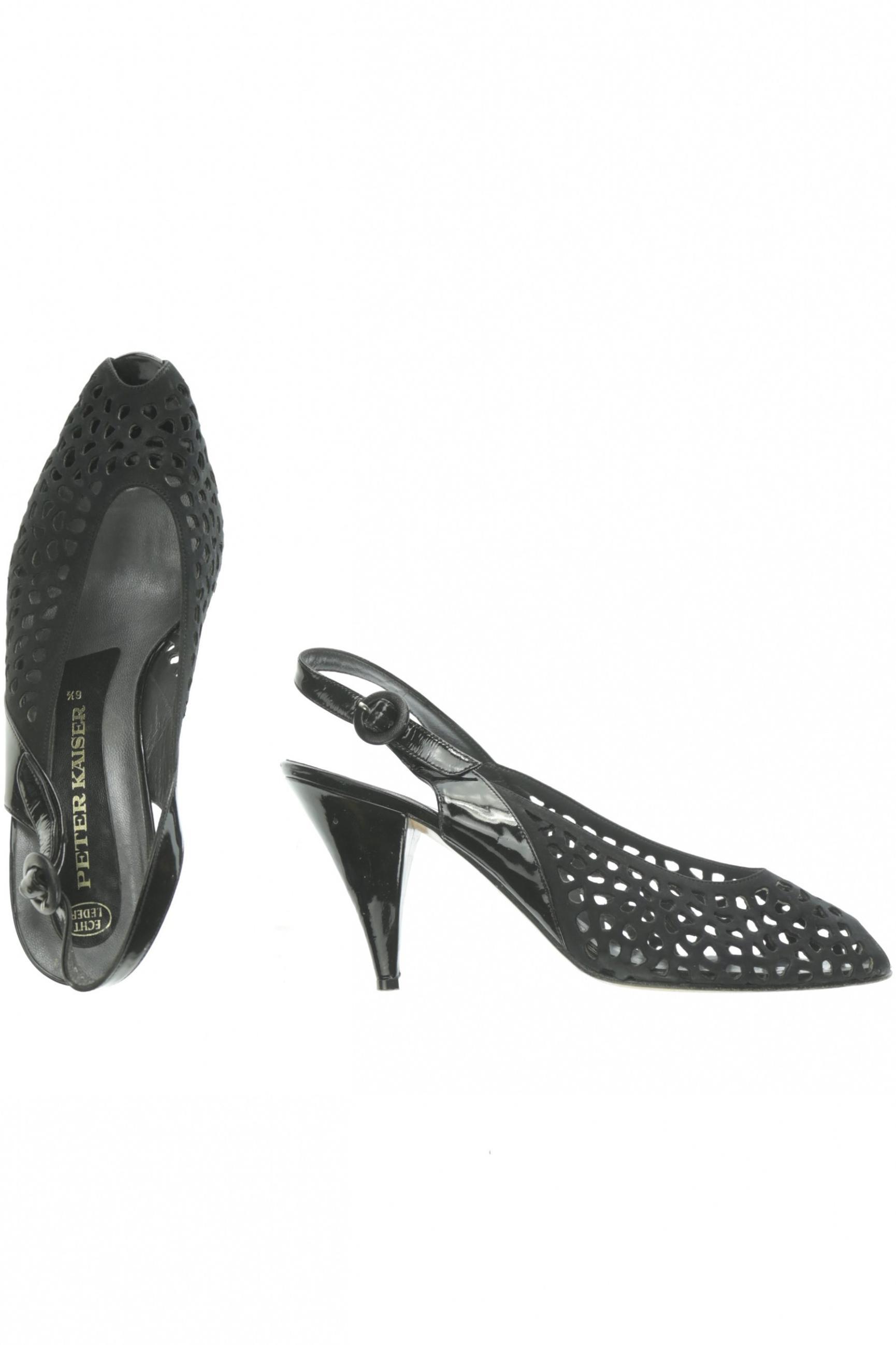 

Peter Kaiser Damen Sandale, schwarz, Gr. 6.5