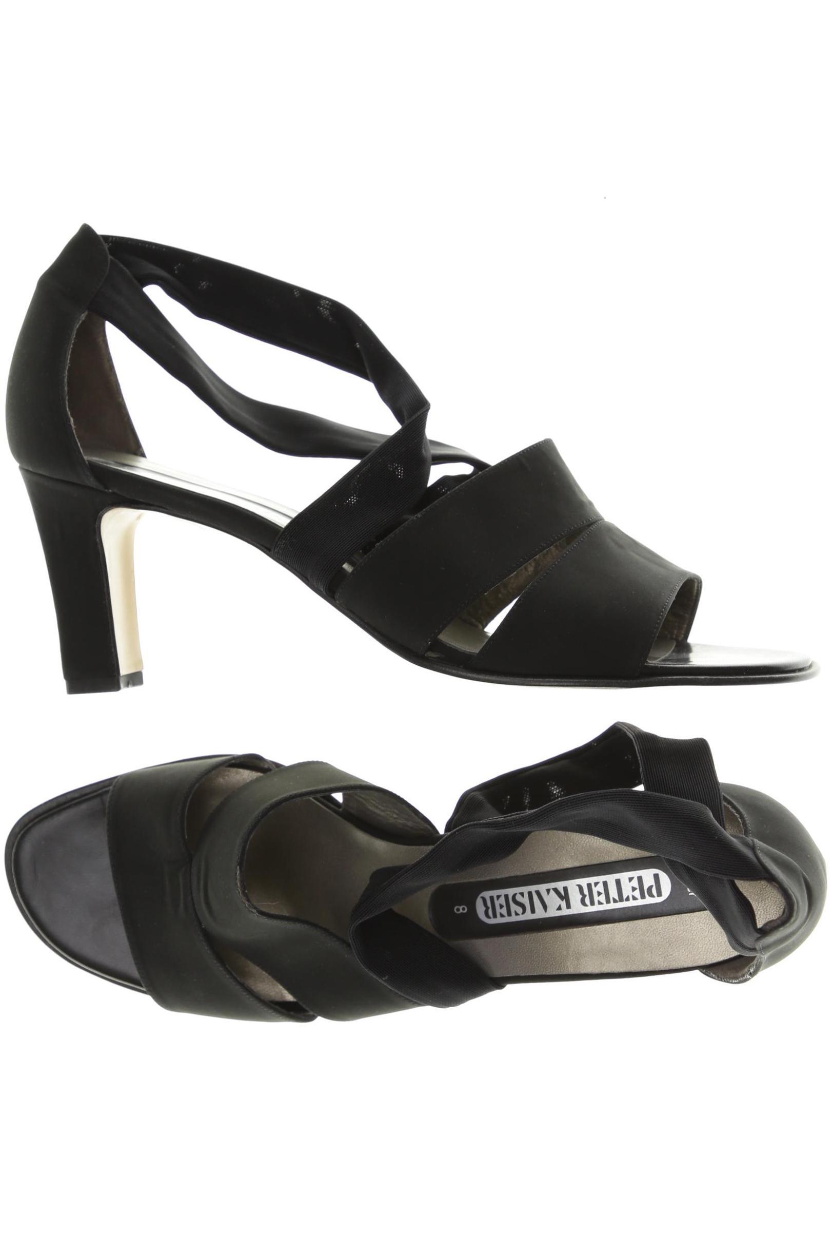 

Peter Kaiser Damen Sandale, schwarz, Gr. 8