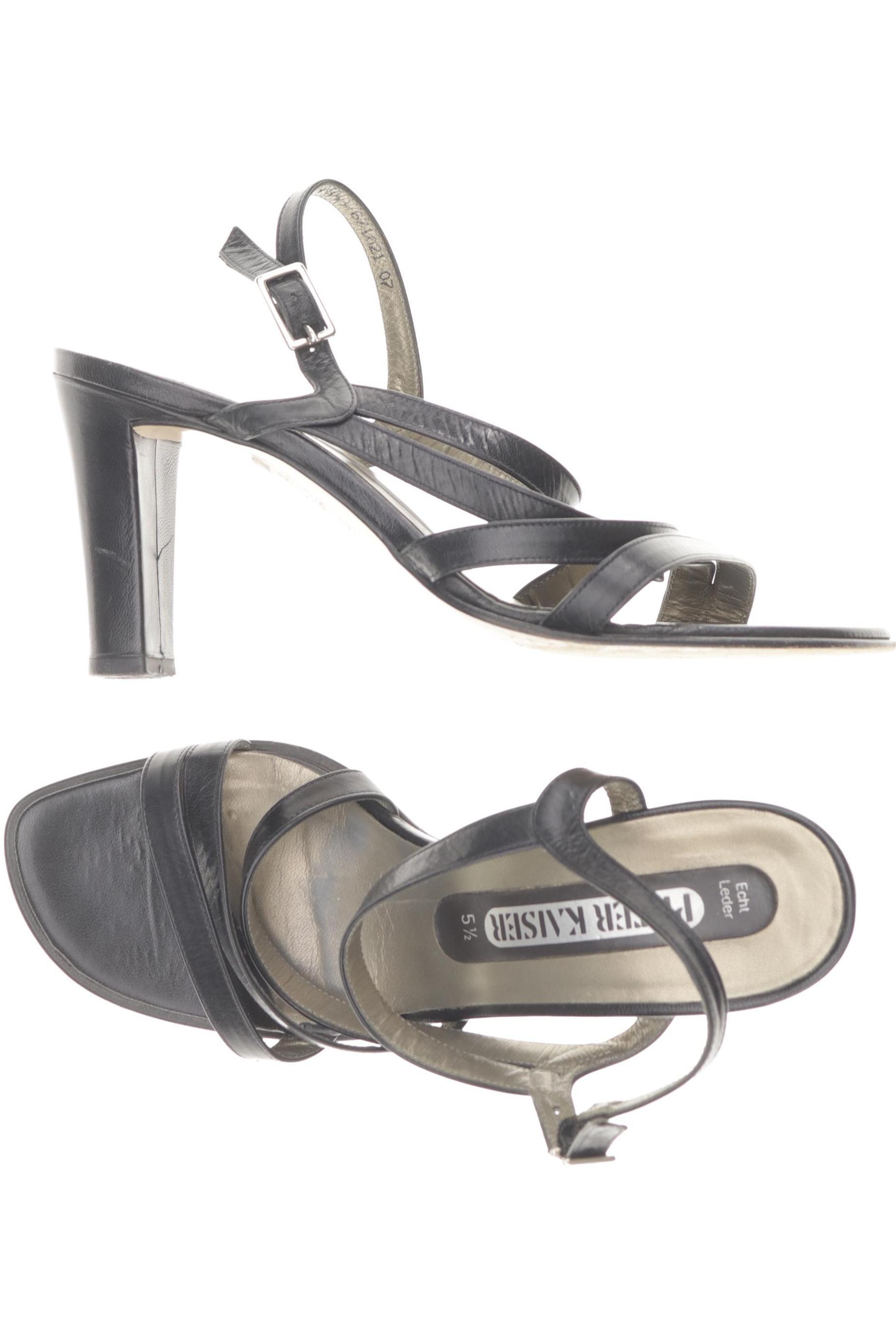 

Peter Kaiser Damen Sandale, schwarz, Gr. 5.5