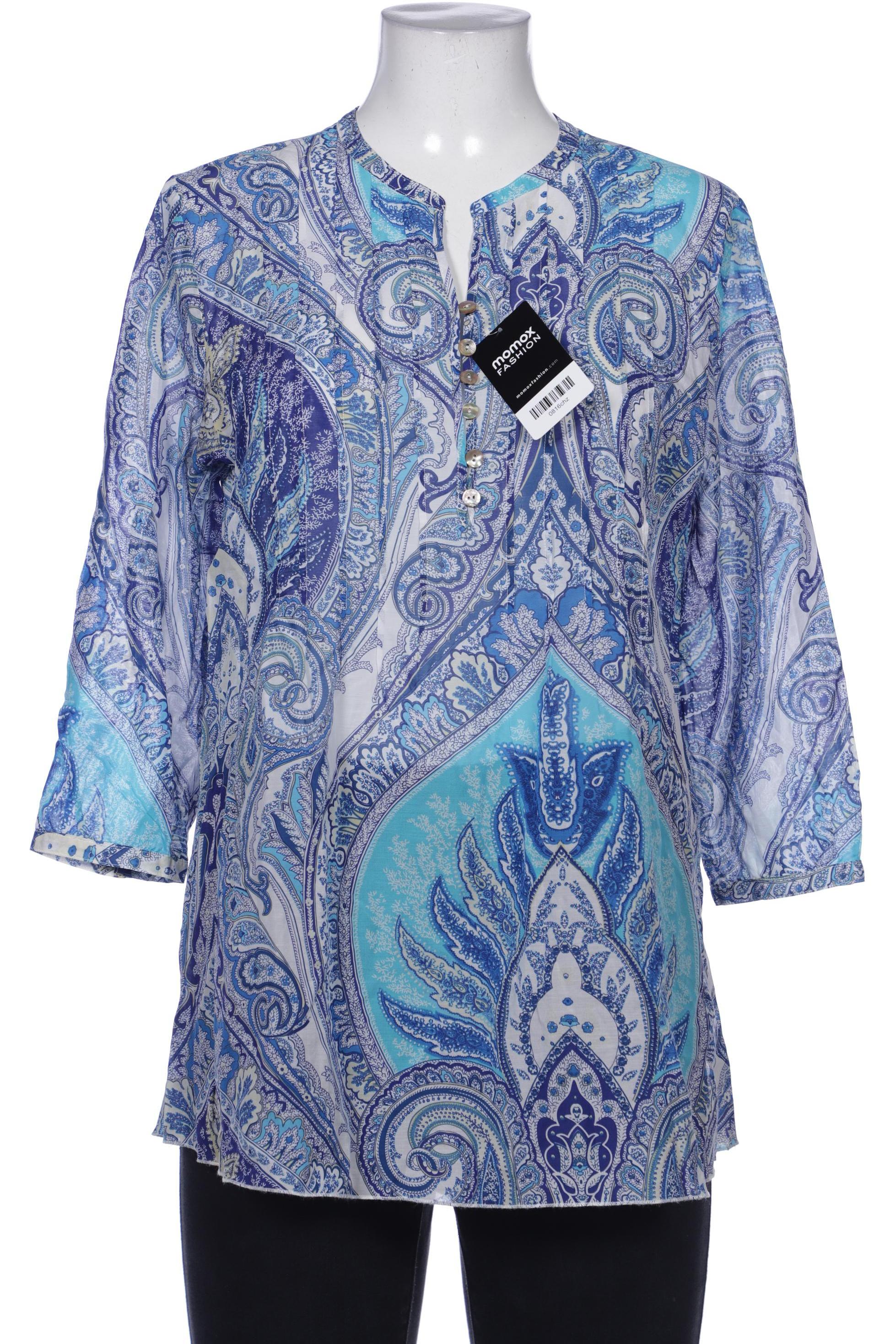 

Peter Hahn Damen Bluse, blau, Gr. 40