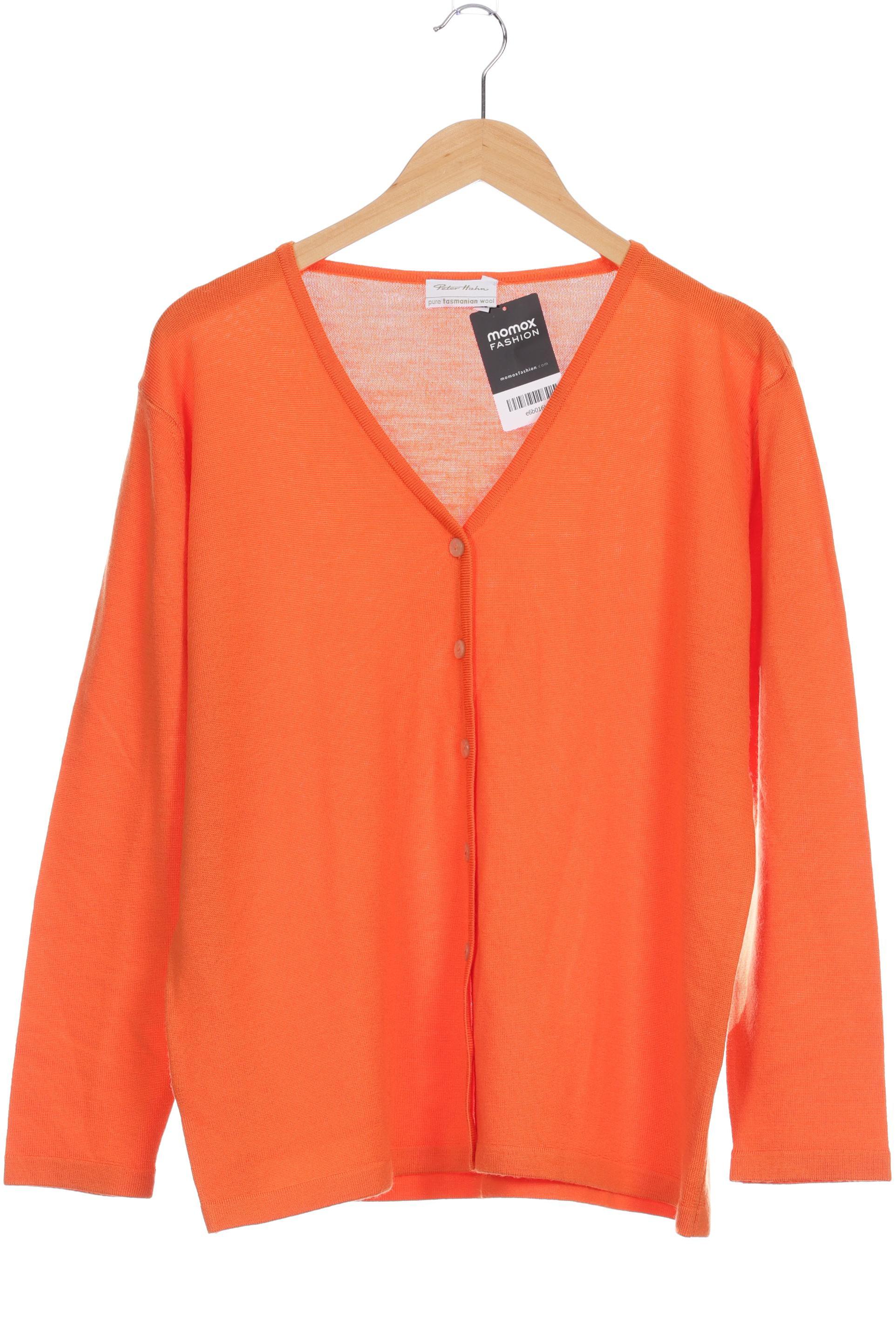 

Peter Hahn Damen Strickjacke, orange, Gr. 44