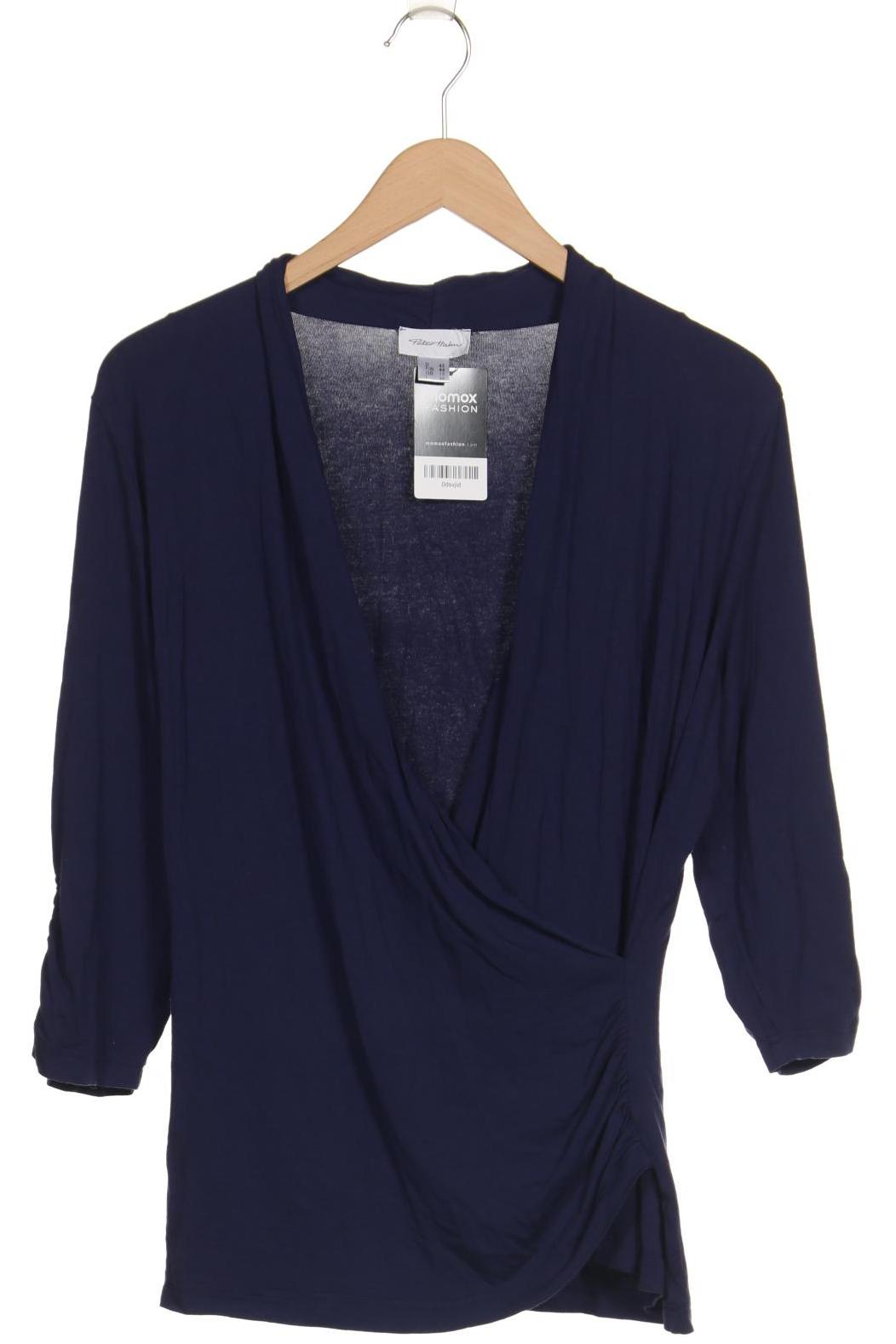 

Peter Hahn Damen Langarmshirt, marineblau, Gr. 42