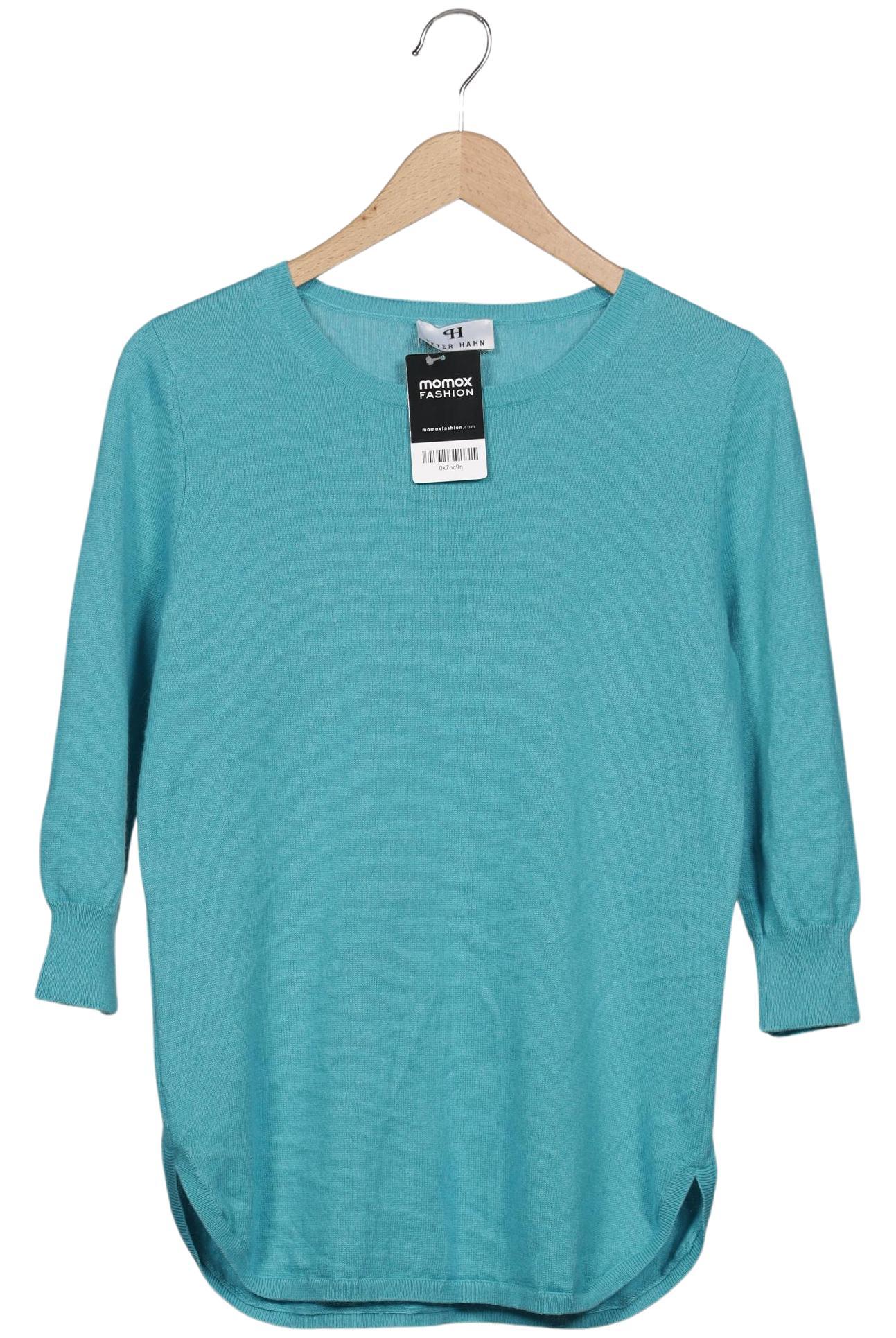 

Peter Hahn Damen Pullover, türkis, Gr. 38