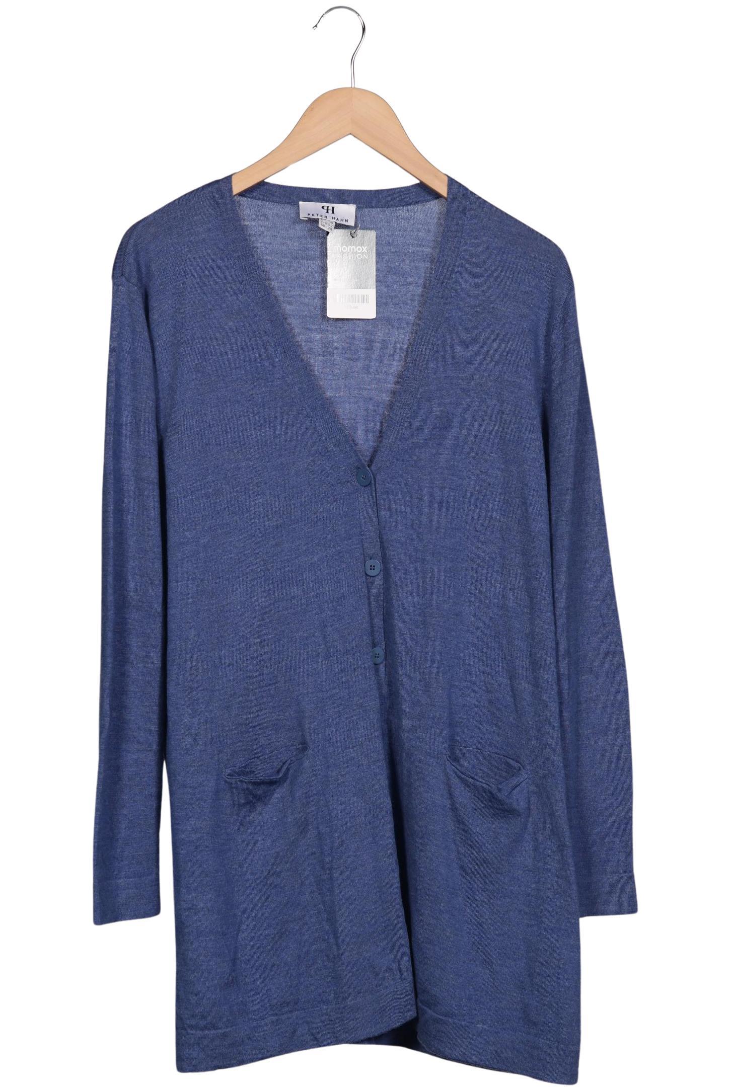 

Peter Hahn Damen Strickjacke, blau, Gr. 50