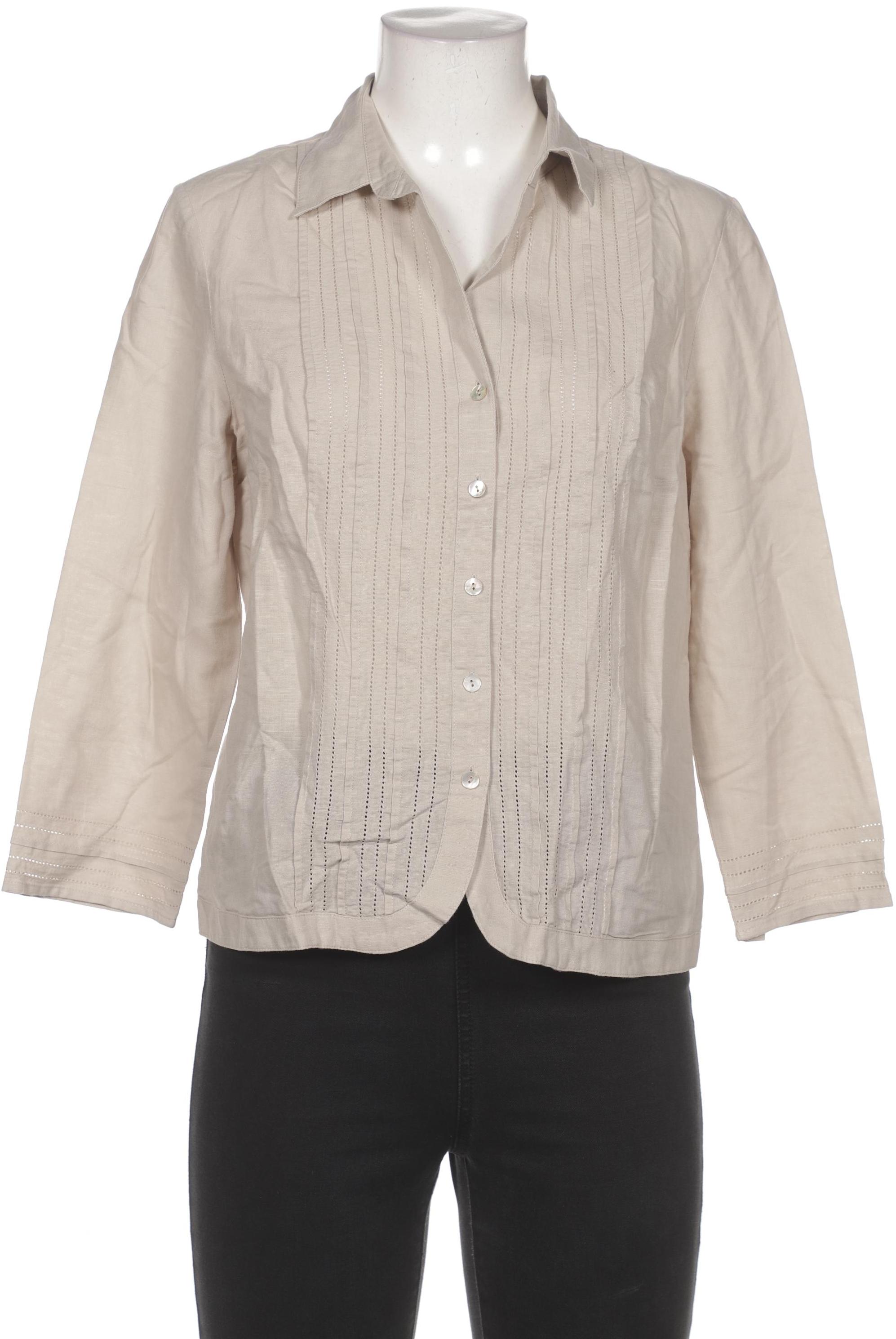 

Peter Hahn Damen Bluse, beige, Gr. 40