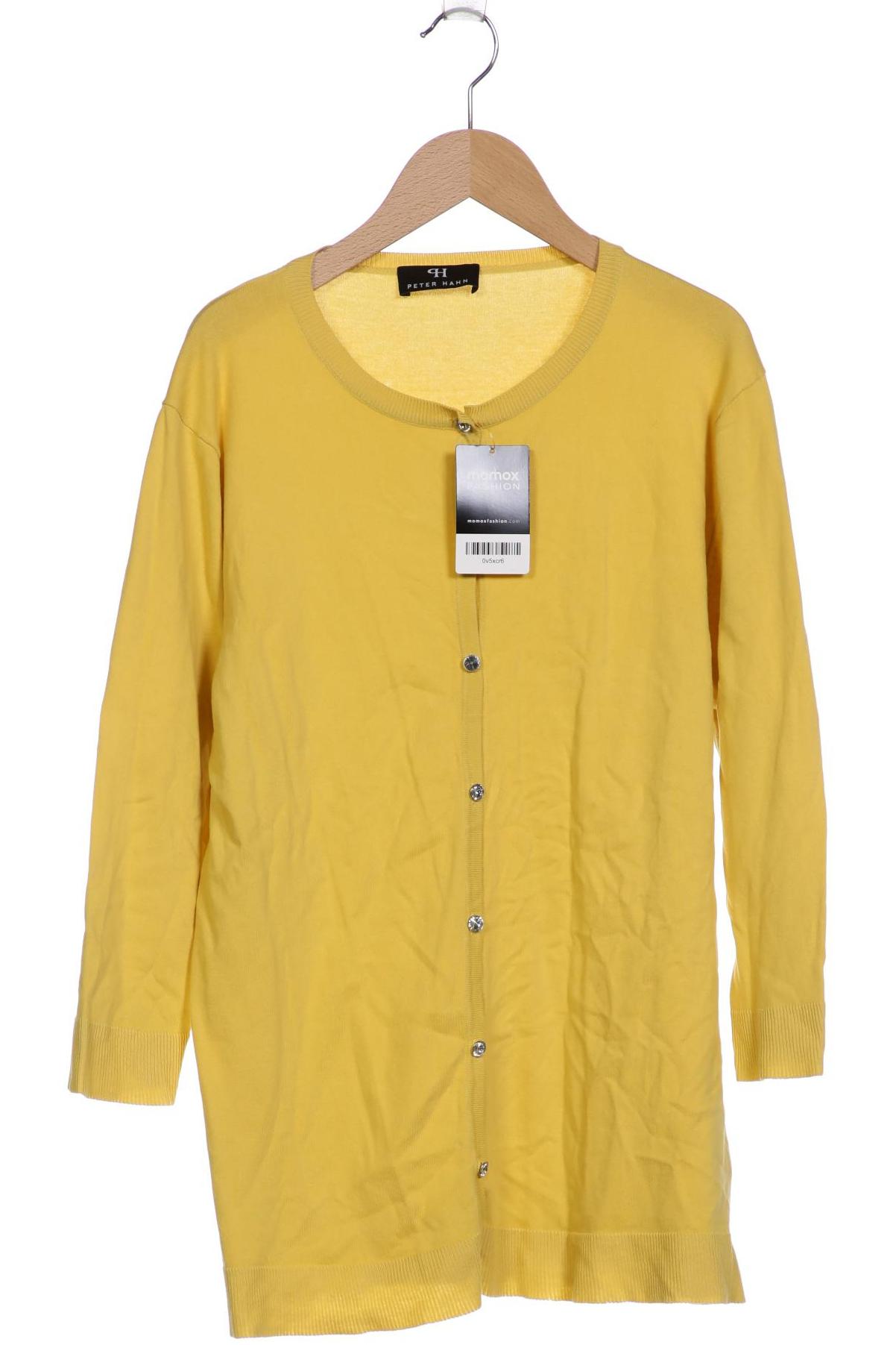 

Peter Hahn Damen Strickjacke, gelb, Gr. 42
