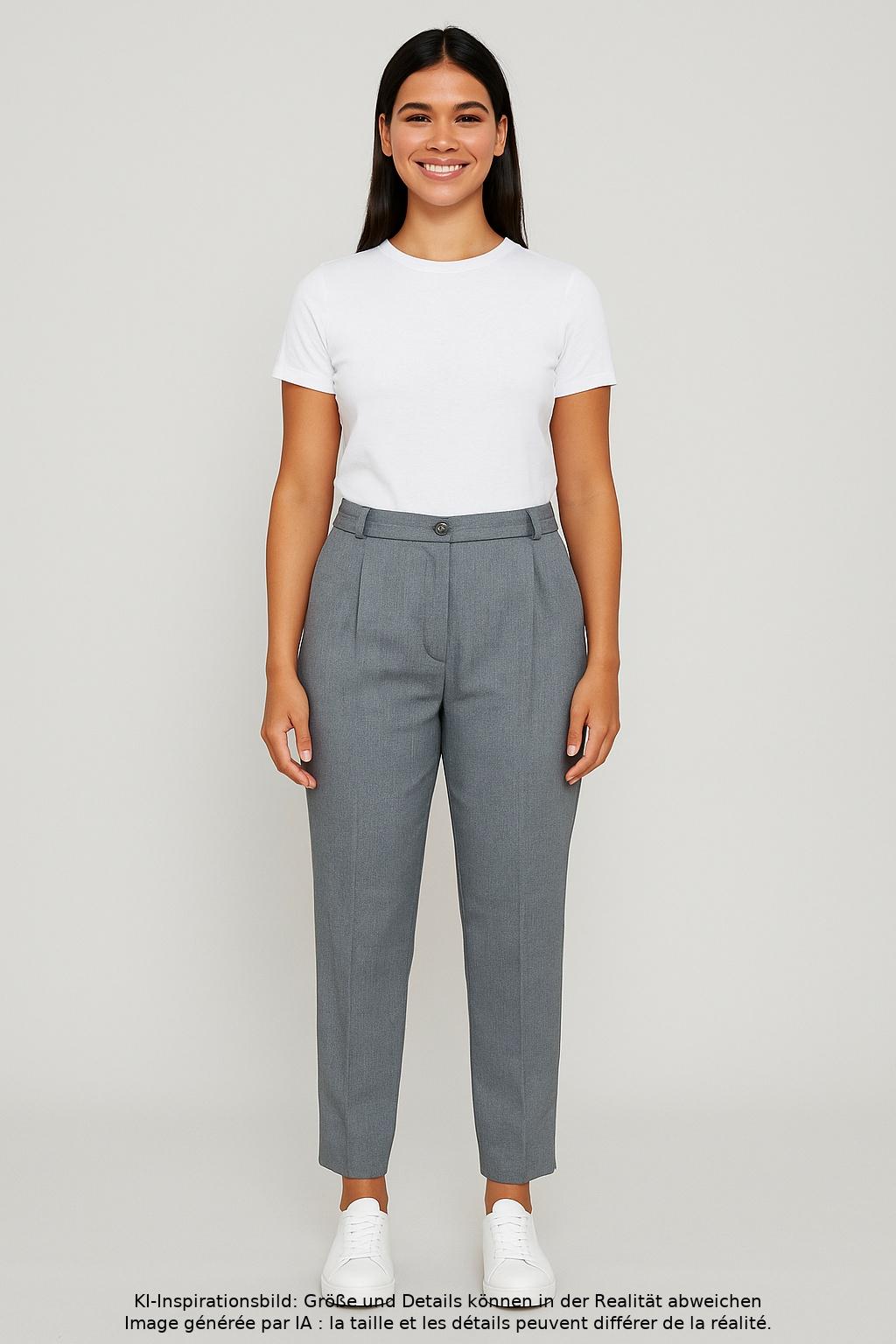 

Peter Hahn Damen Stoffhose, grau, Gr. 20