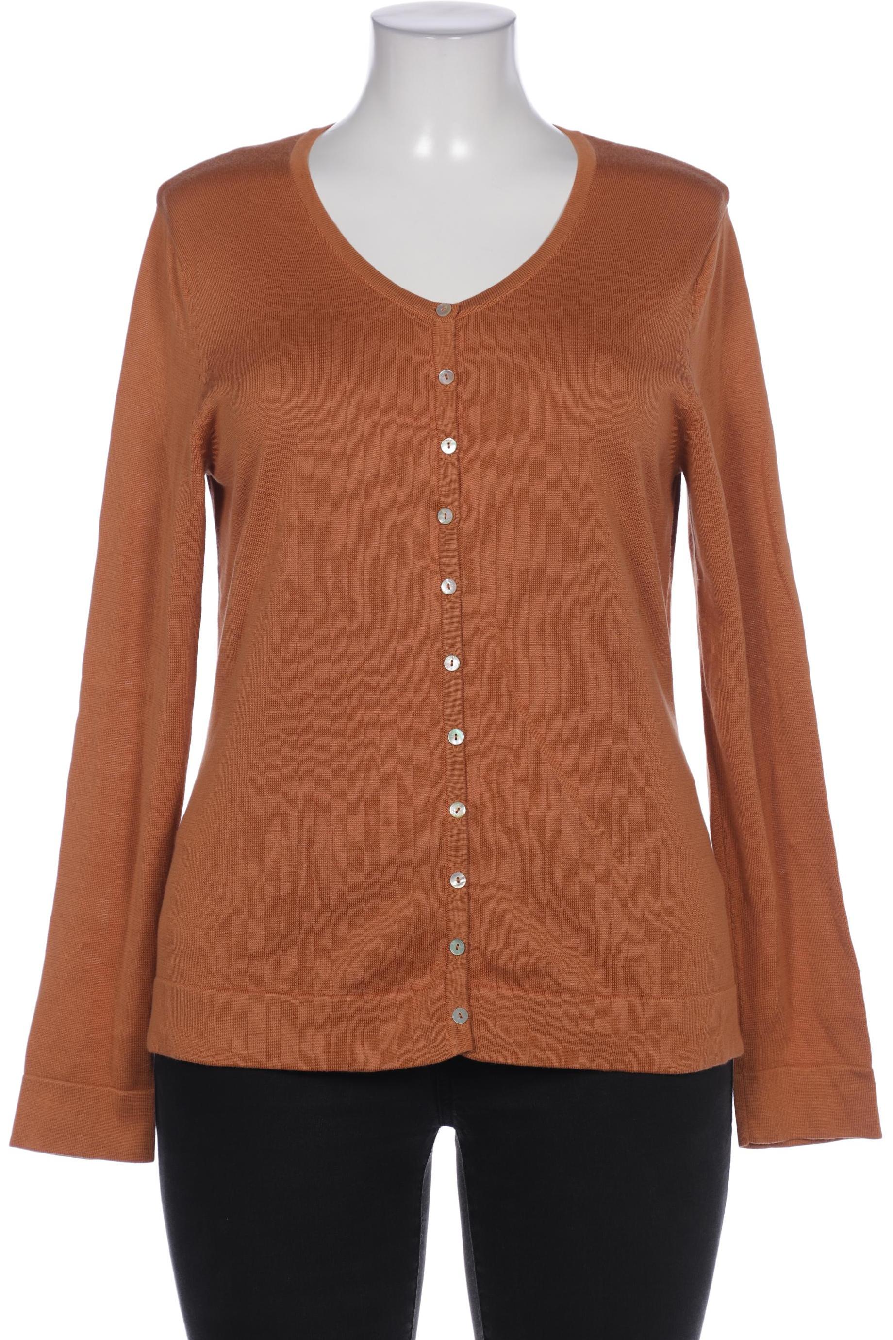 

Peter Hahn Damen Strickjacke, orange, Gr. 44