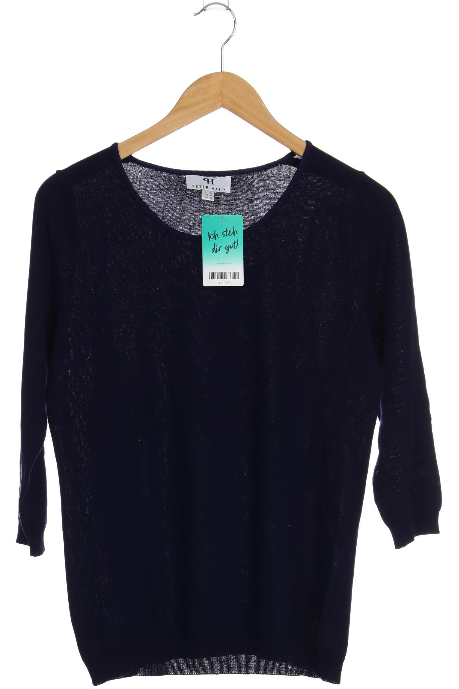 

Peter Hahn Damen Pullover, blau, Gr. 38