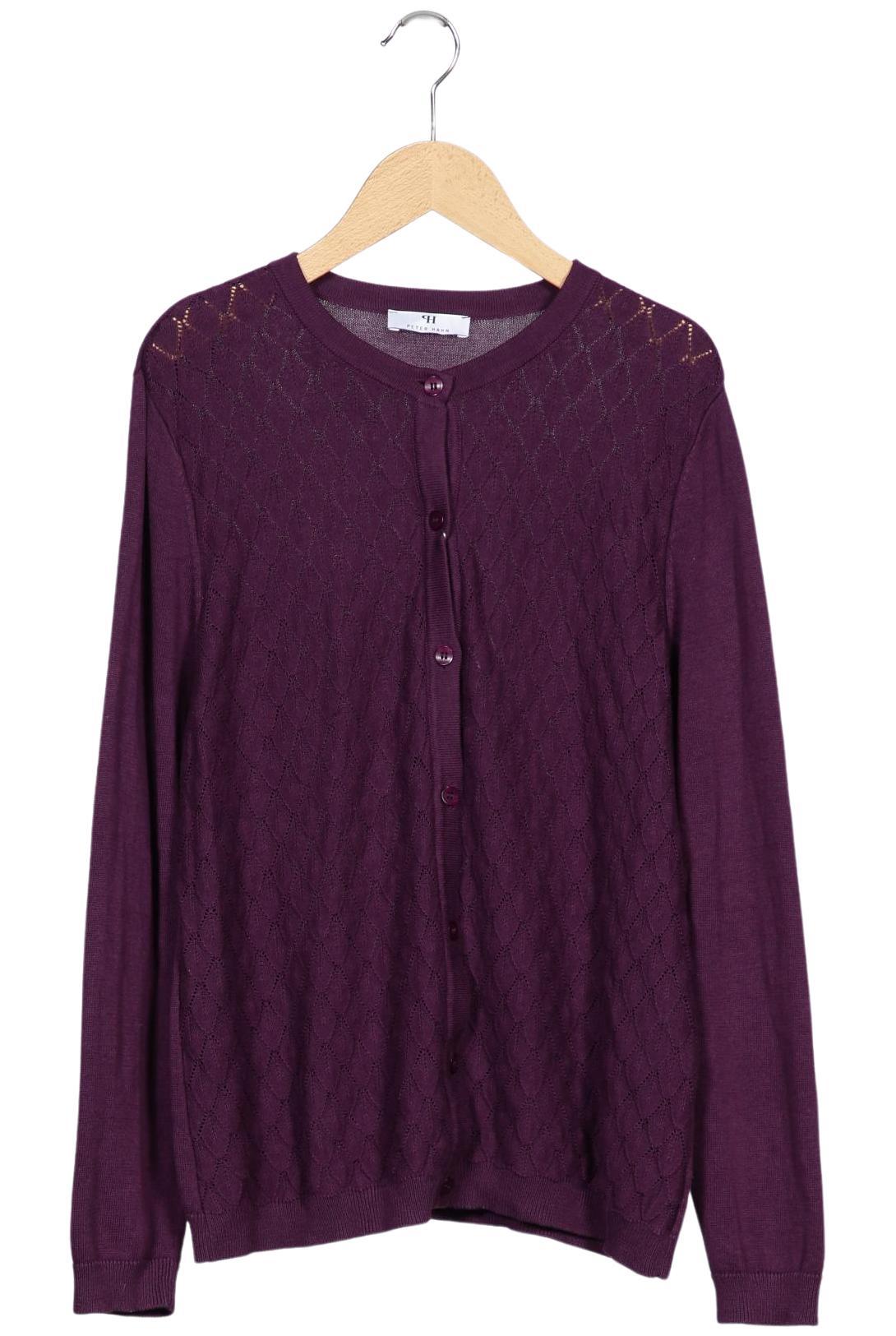 

Peter Hahn Damen Strickjacke, flieder, Gr. 40