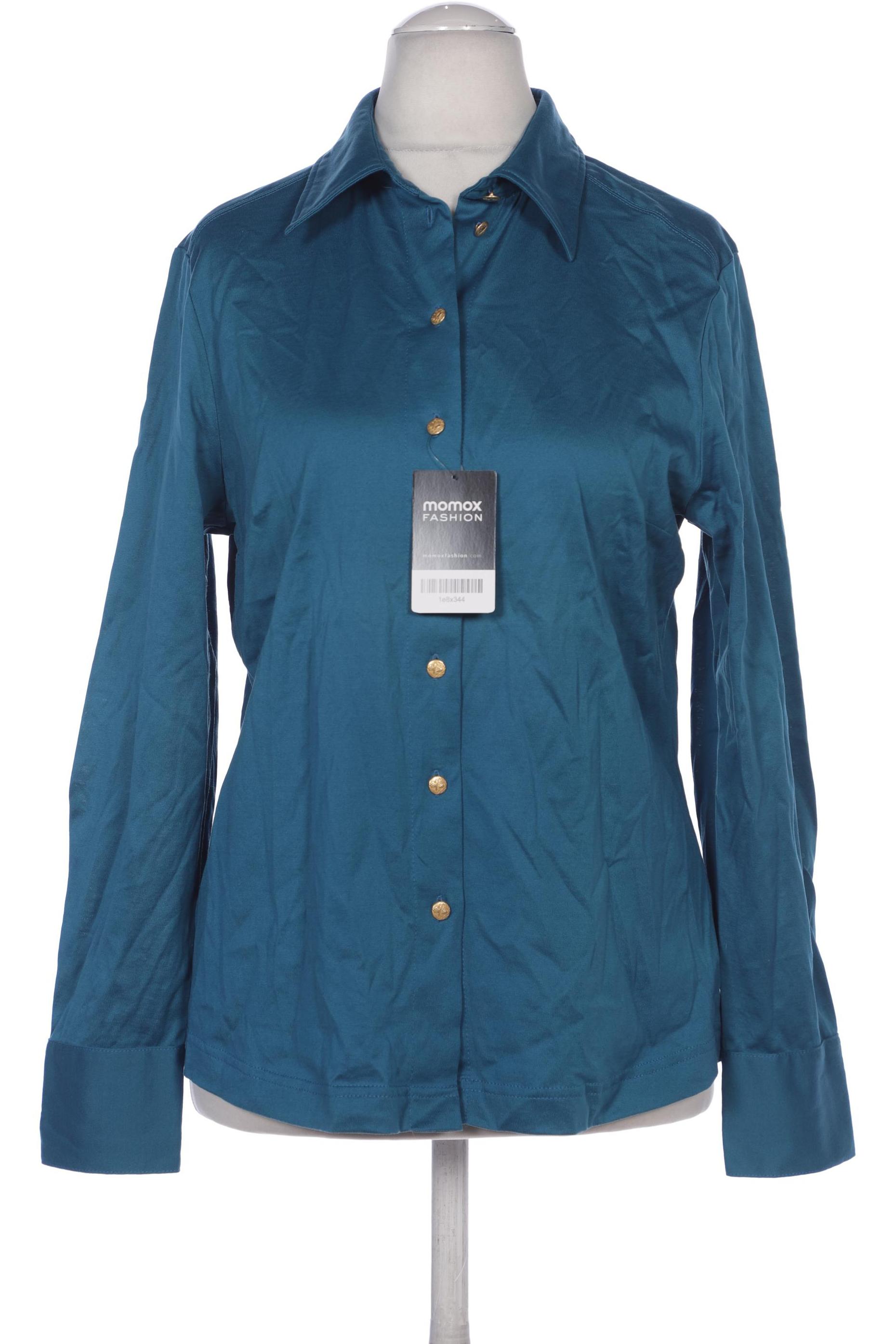 

Peter Hahn Damen Bluse, blau, Gr. 40