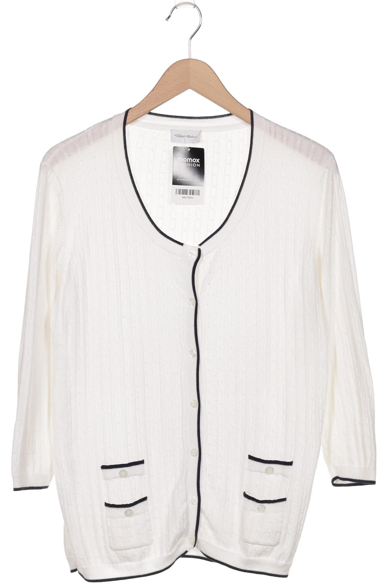 

Peter Hahn Damen Strickjacke, weiß, Gr. 42
