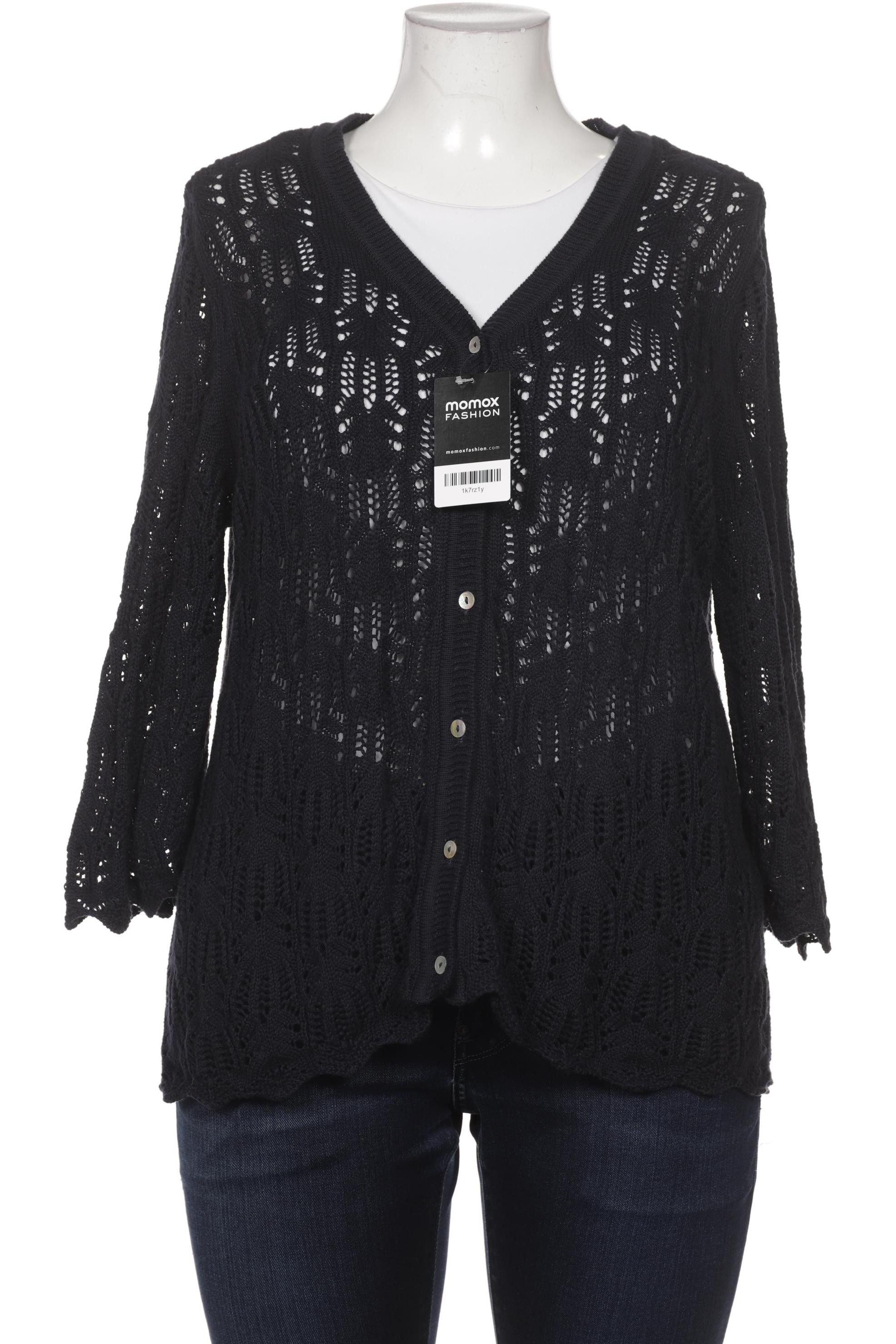 

Peter Hahn Damen Strickjacke, marineblau, Gr. 48