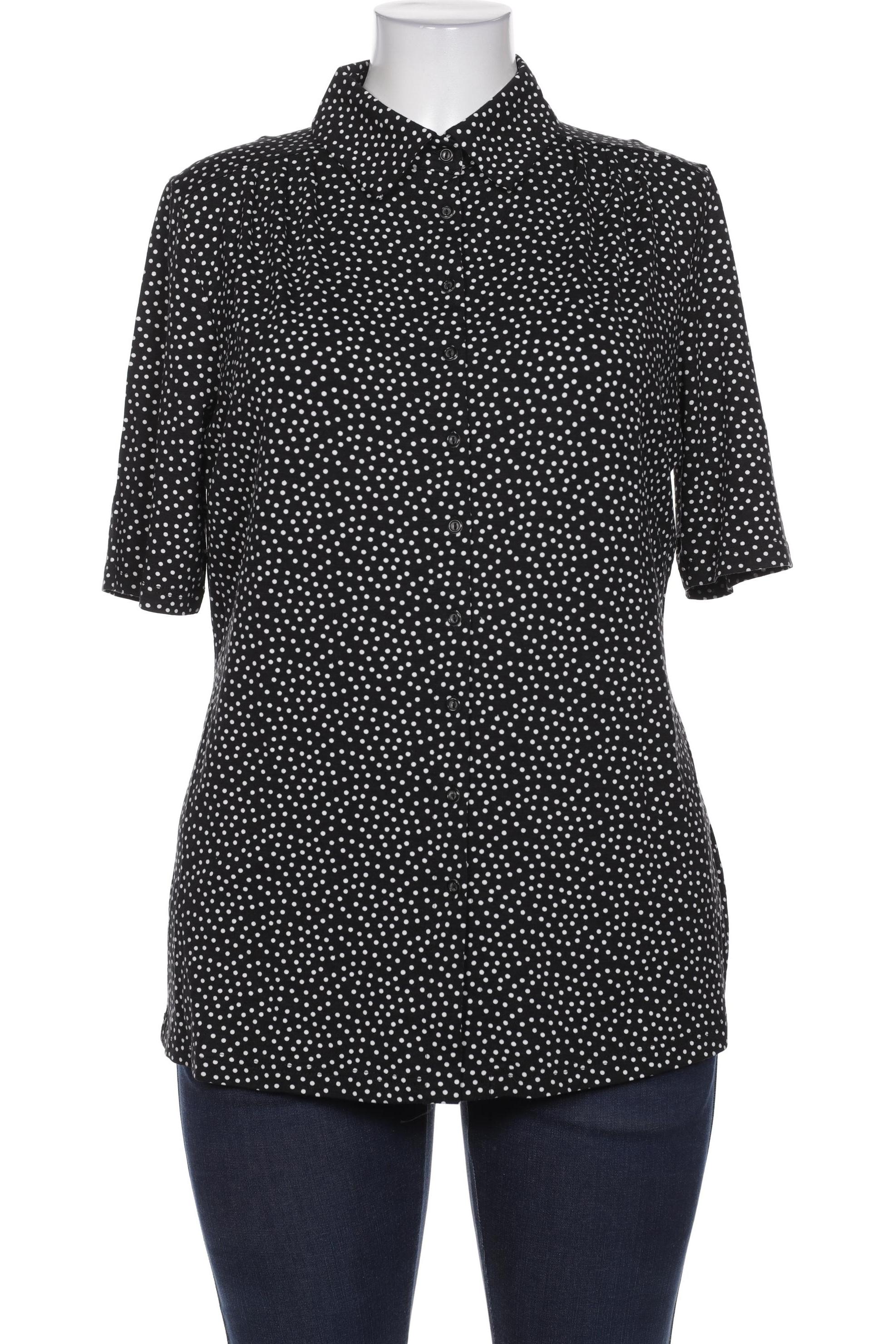 

Peter Hahn Damen Bluse, schwarz, Gr. 46