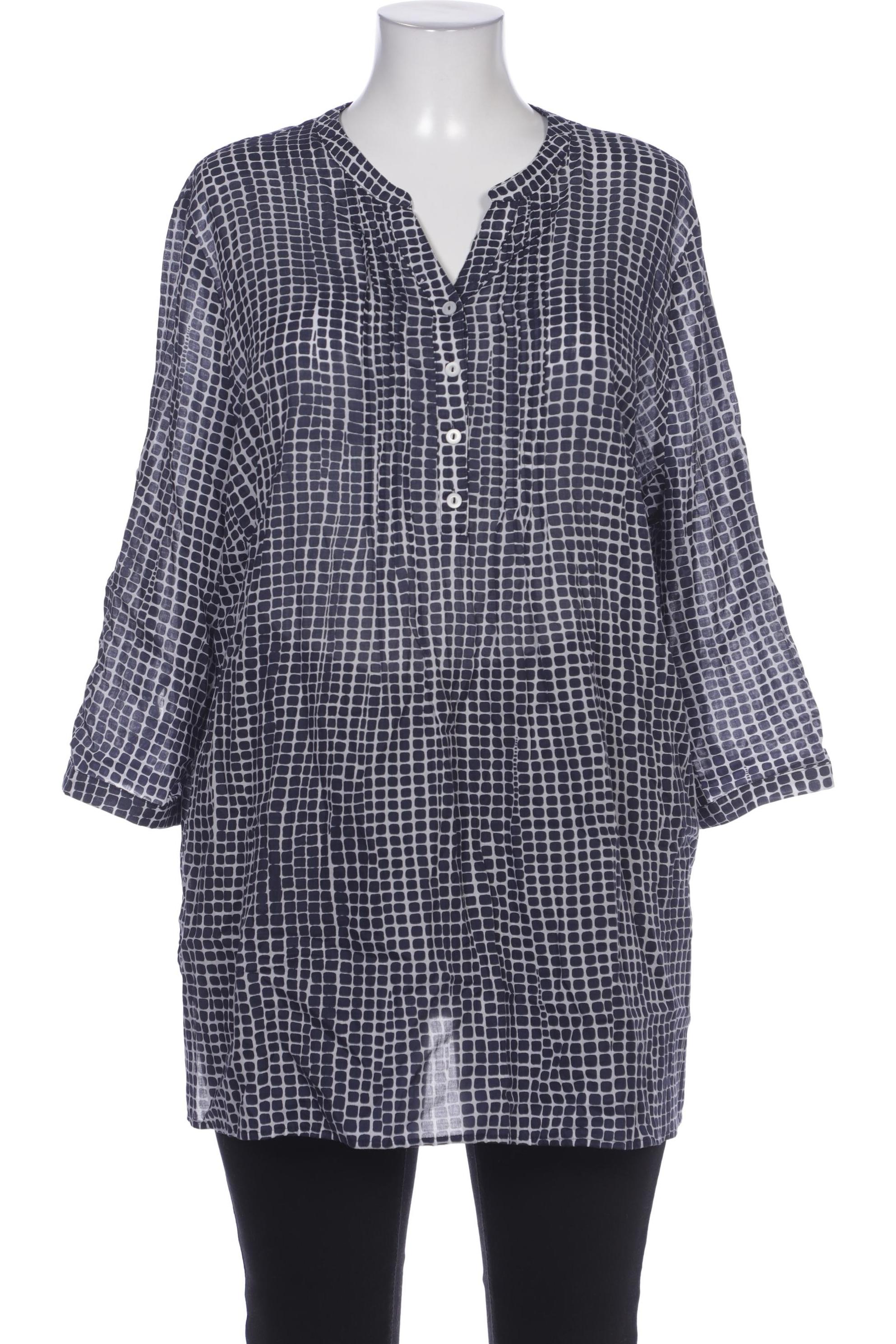 

Peter Hahn Damen Bluse, marineblau, Gr. 52