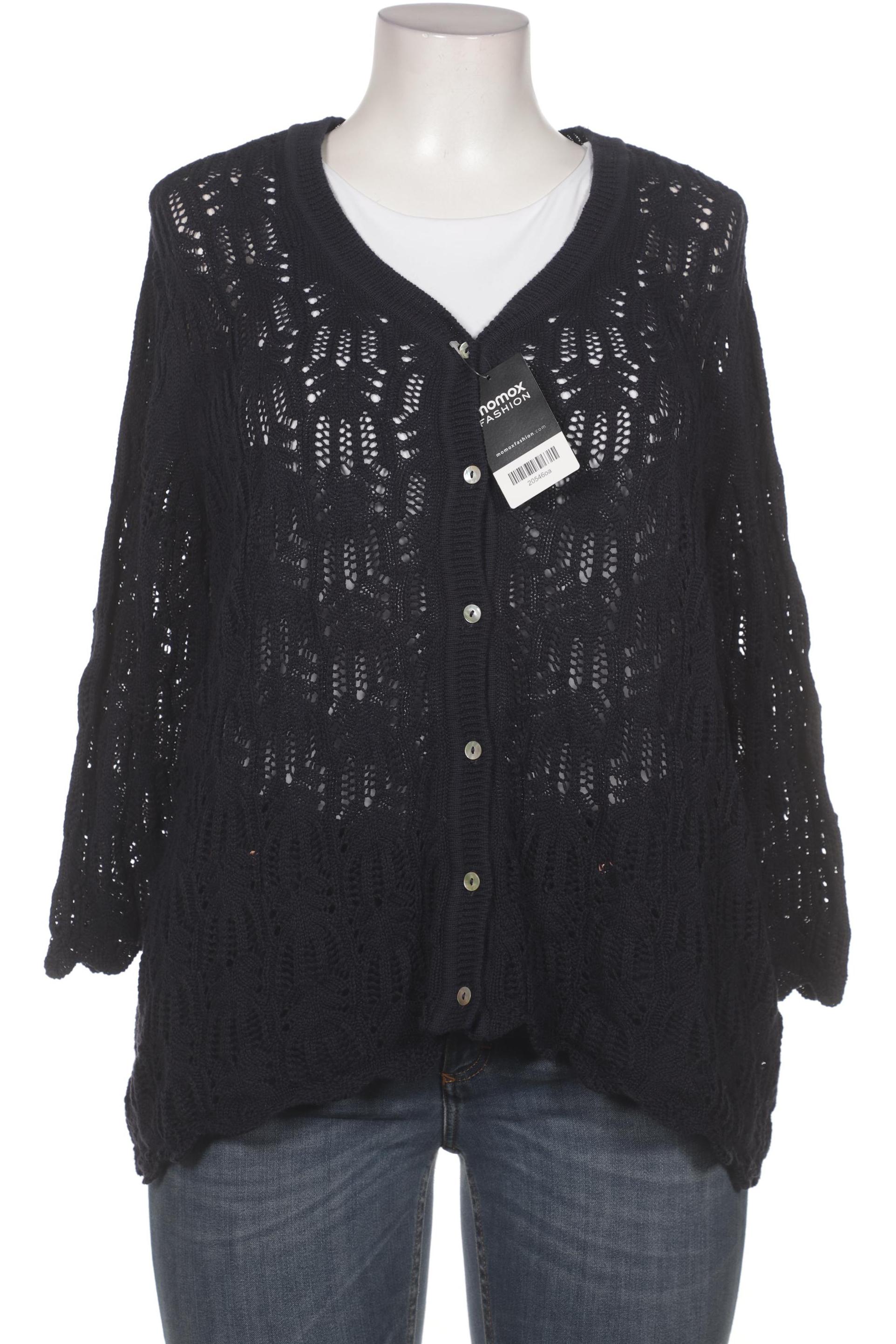 

Peter Hahn Damen Strickjacke, marineblau, Gr. 50