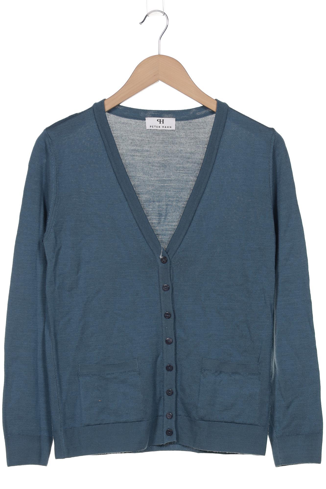 

Peter Hahn Damen Strickjacke, blau, Gr. 38