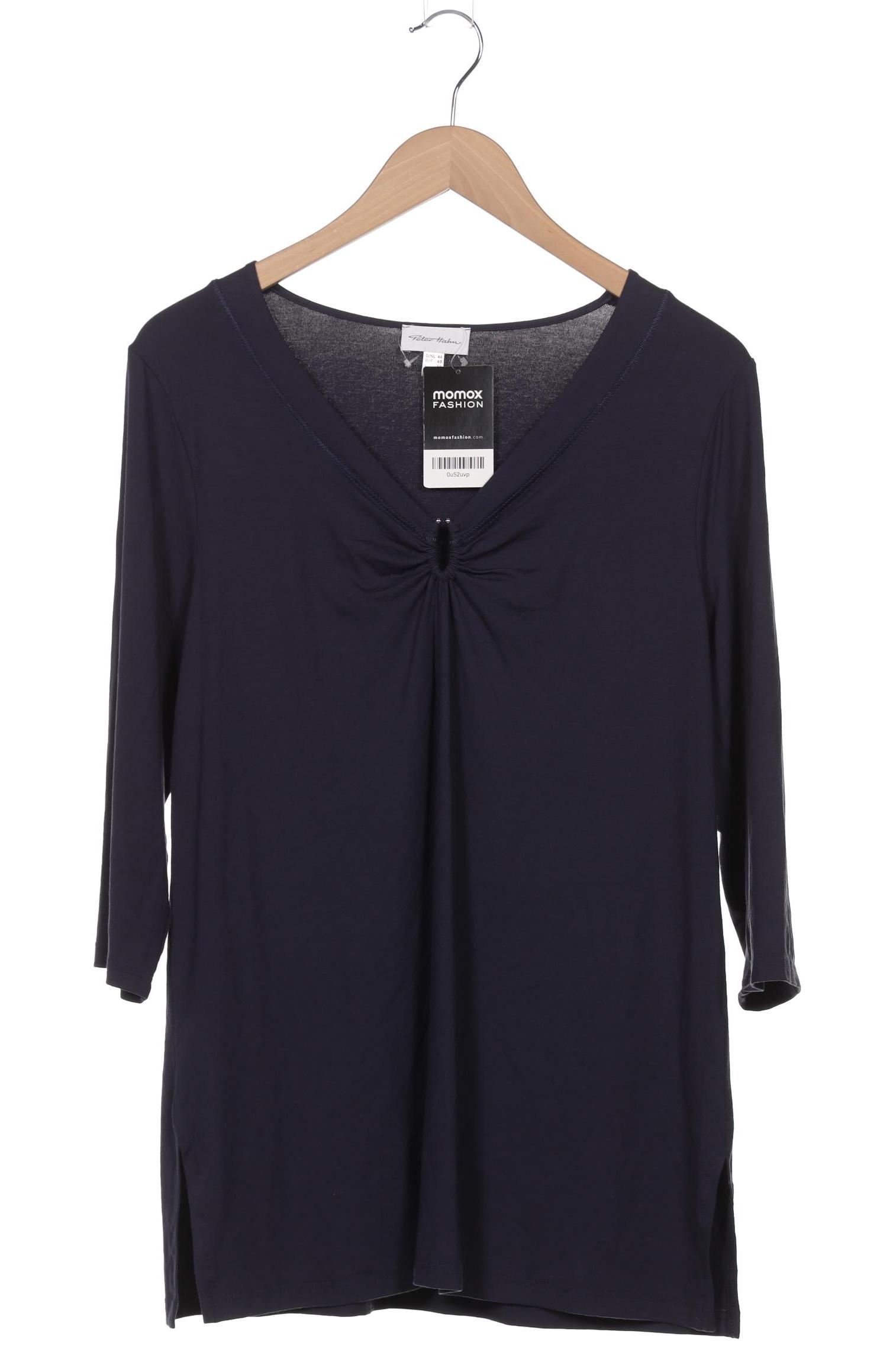 

Peter Hahn Damen Langarmshirt, marineblau, Gr. 44