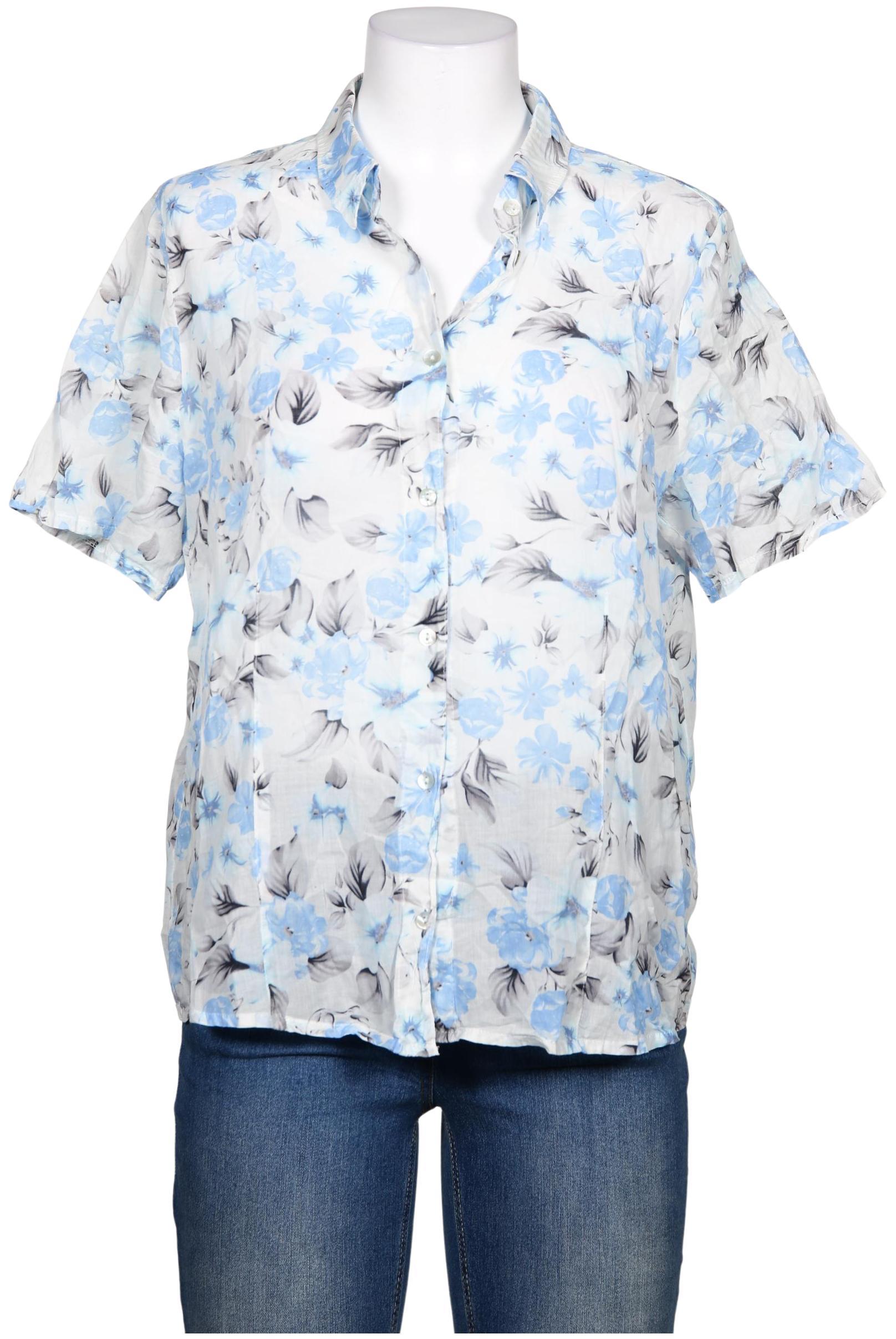 

Peter Hahn Damen Bluse, blau, Gr. 40