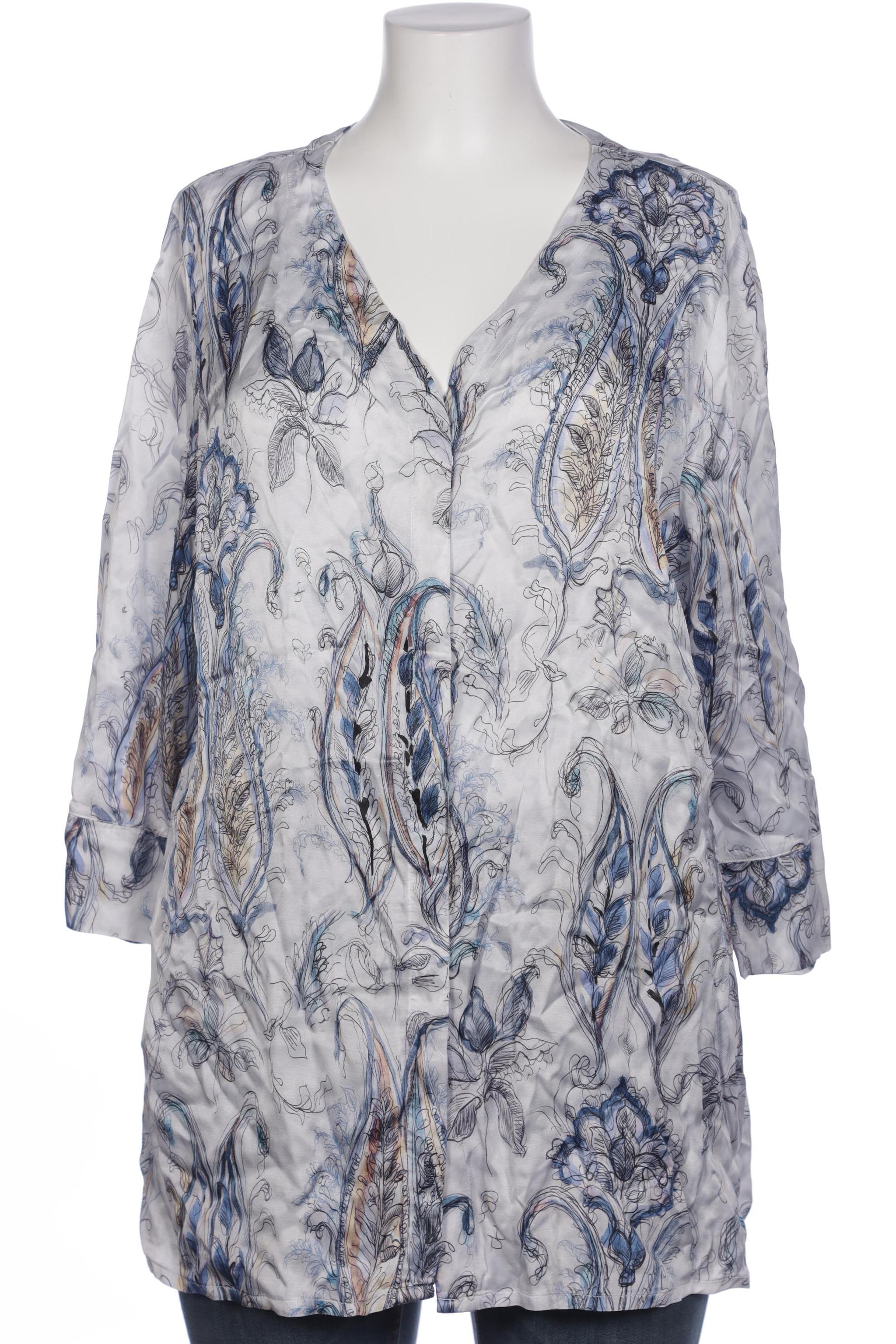 

Peter Hahn Damen Bluse, blau, Gr. 50