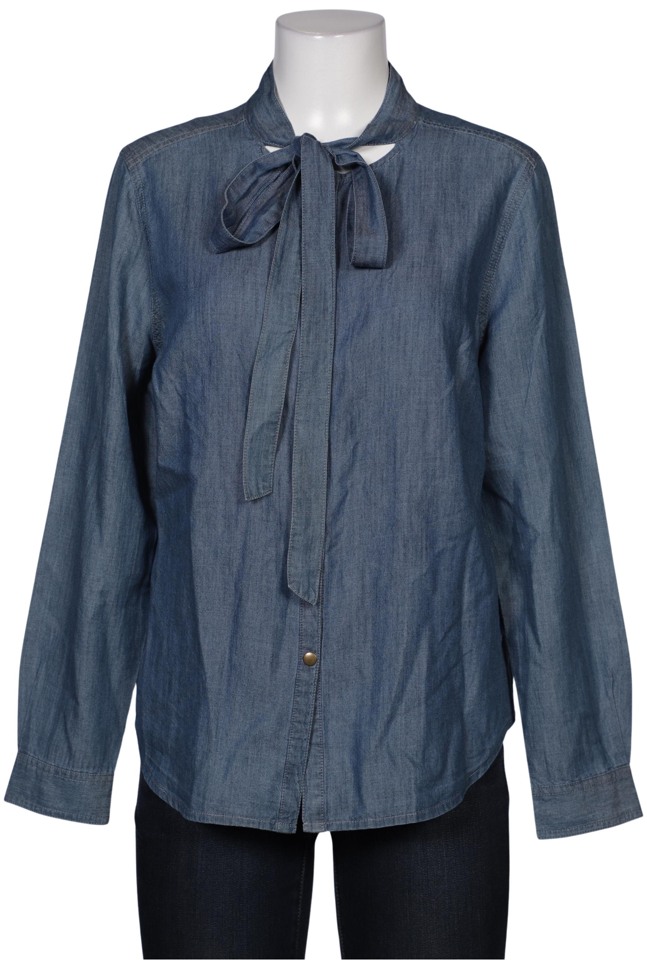 

Peter Hahn Damen Bluse, blau, Gr. 42