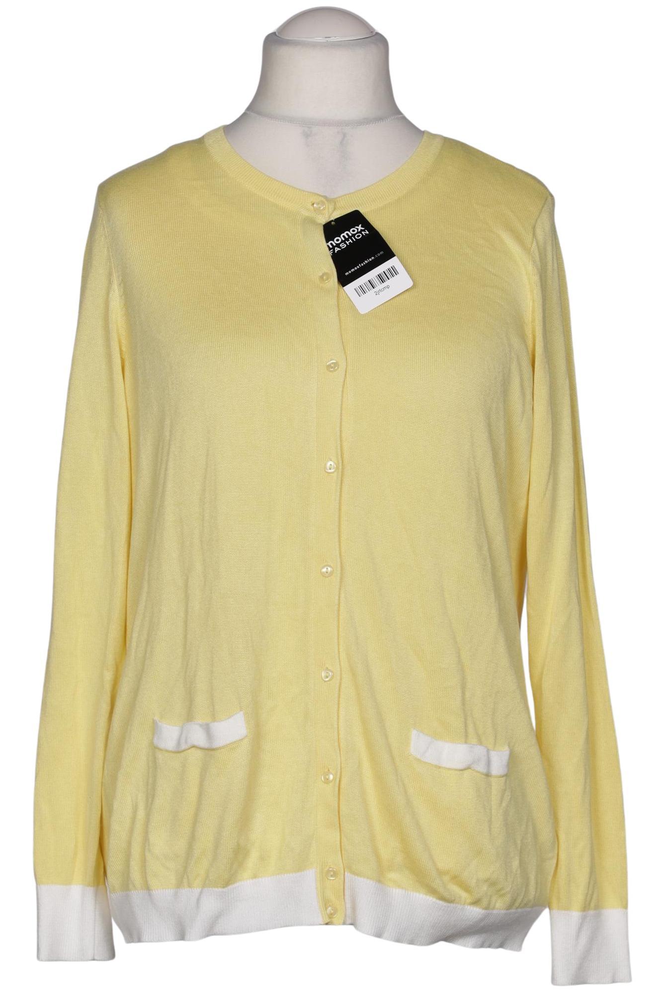 

Peter Hahn Damen Strickjacke, gelb, Gr. 46