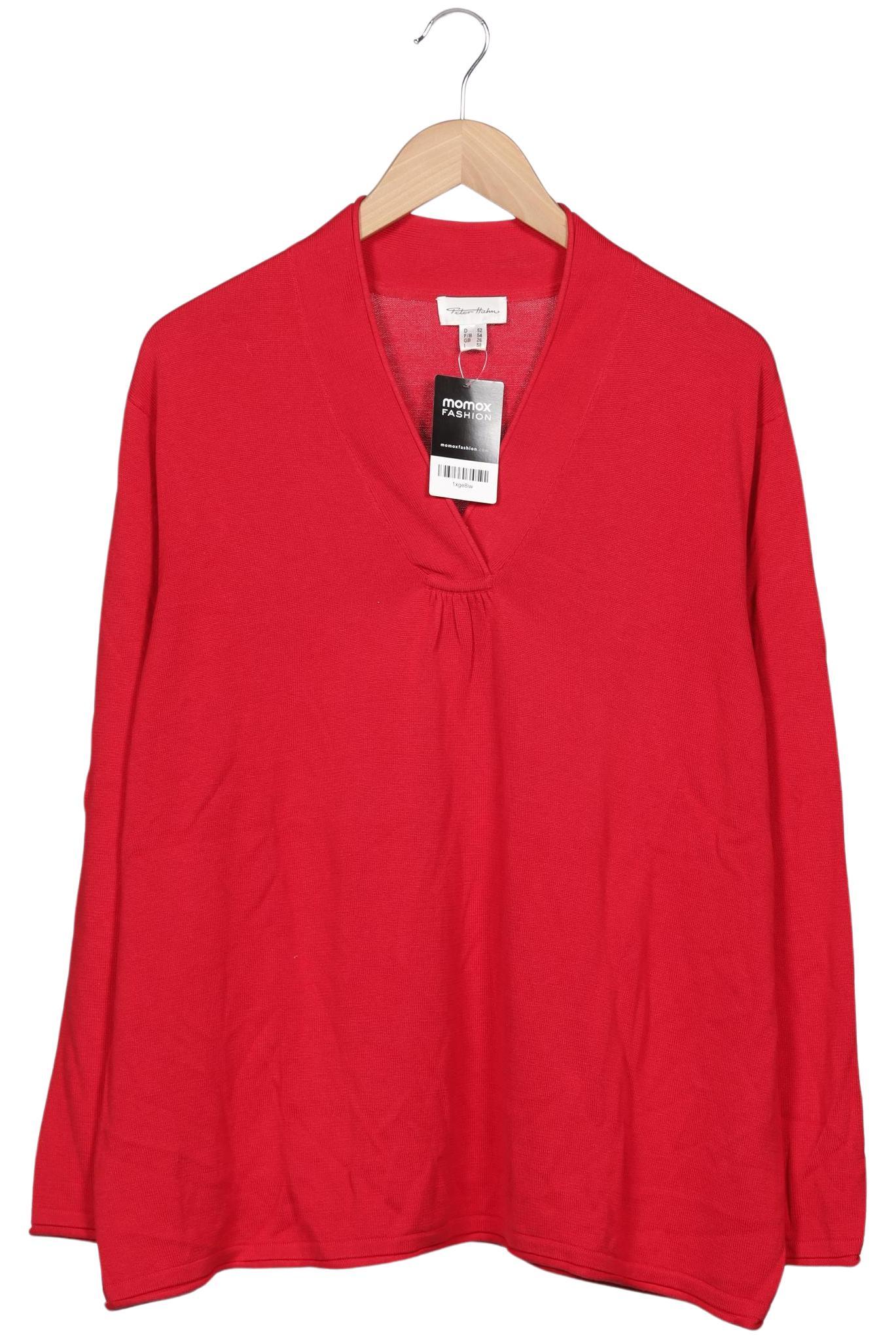 

Peter Hahn Damen Pullover, rot, Gr. 52