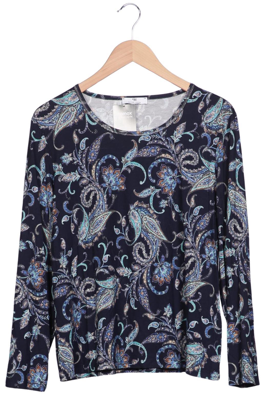 

Peter Hahn Damen Langarmshirt, marineblau, Gr. 44