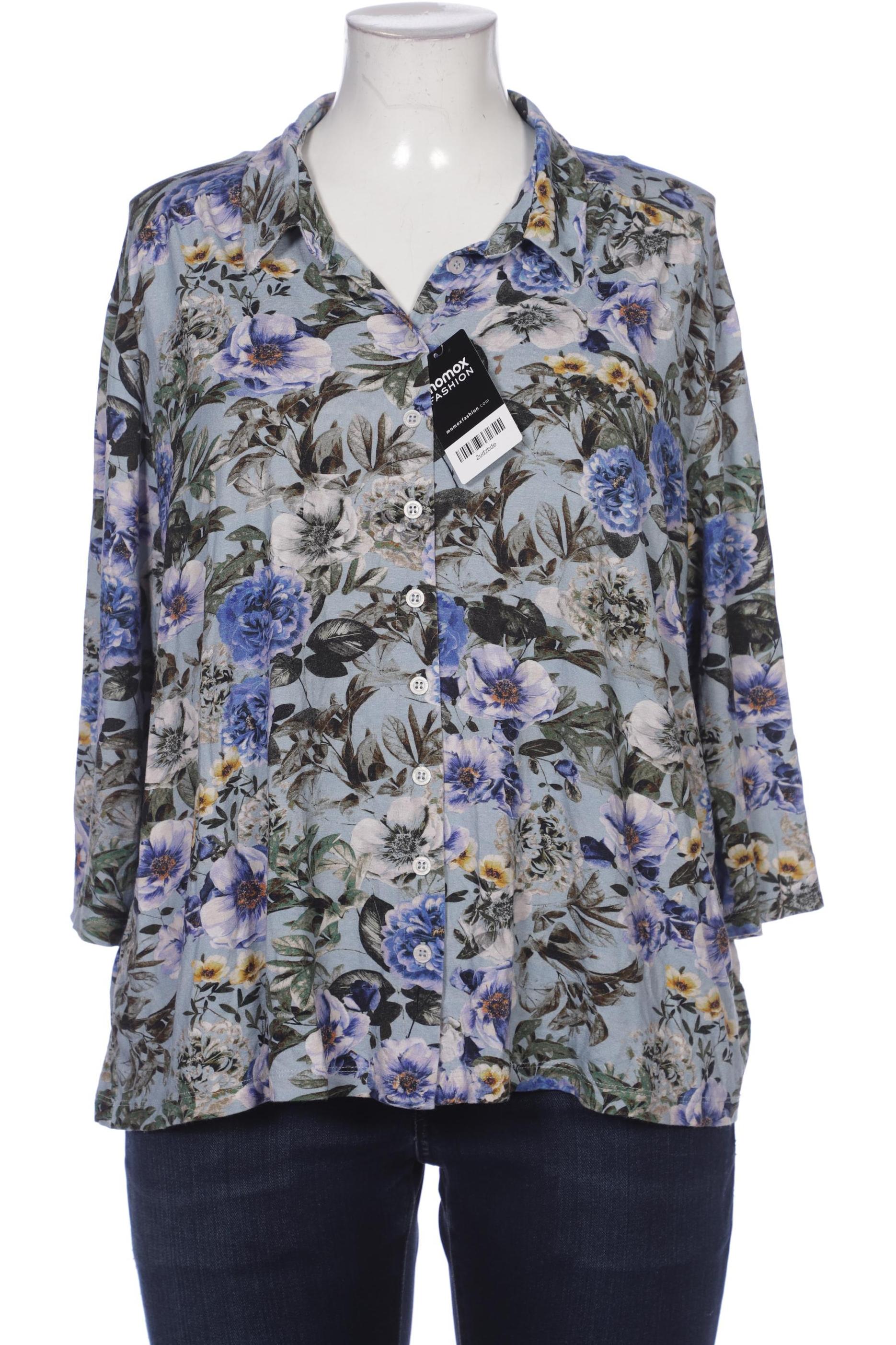 

Peter Hahn Damen Bluse, blau, Gr. 52