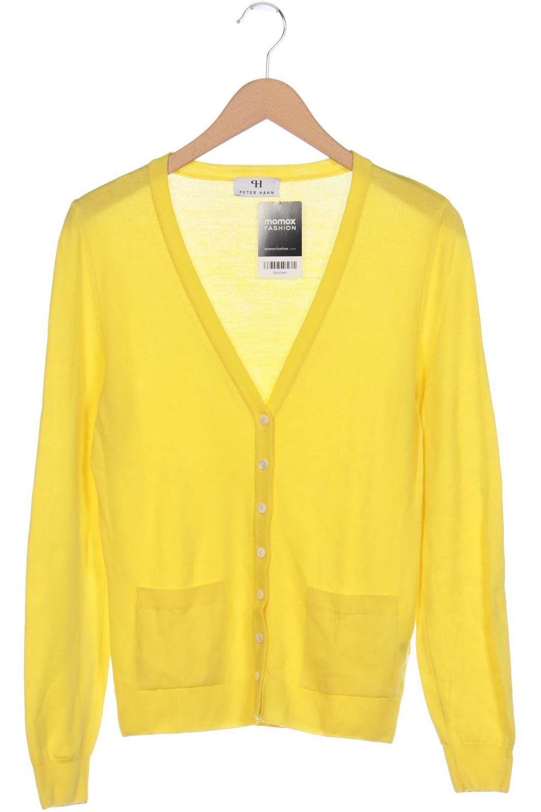 

Peter Hahn Damen Strickjacke, gelb, Gr. 36