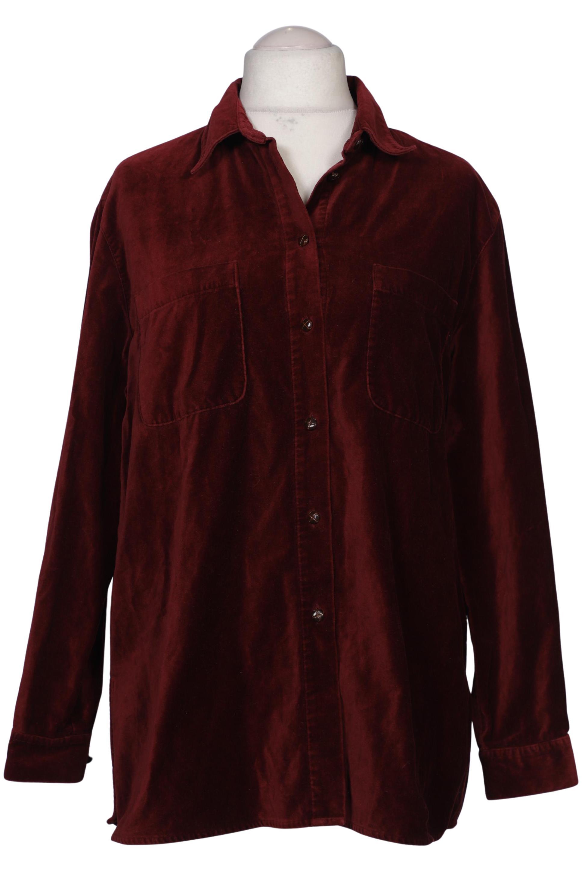 

Peter Hahn Damen Bluse, bordeaux, Gr. 42