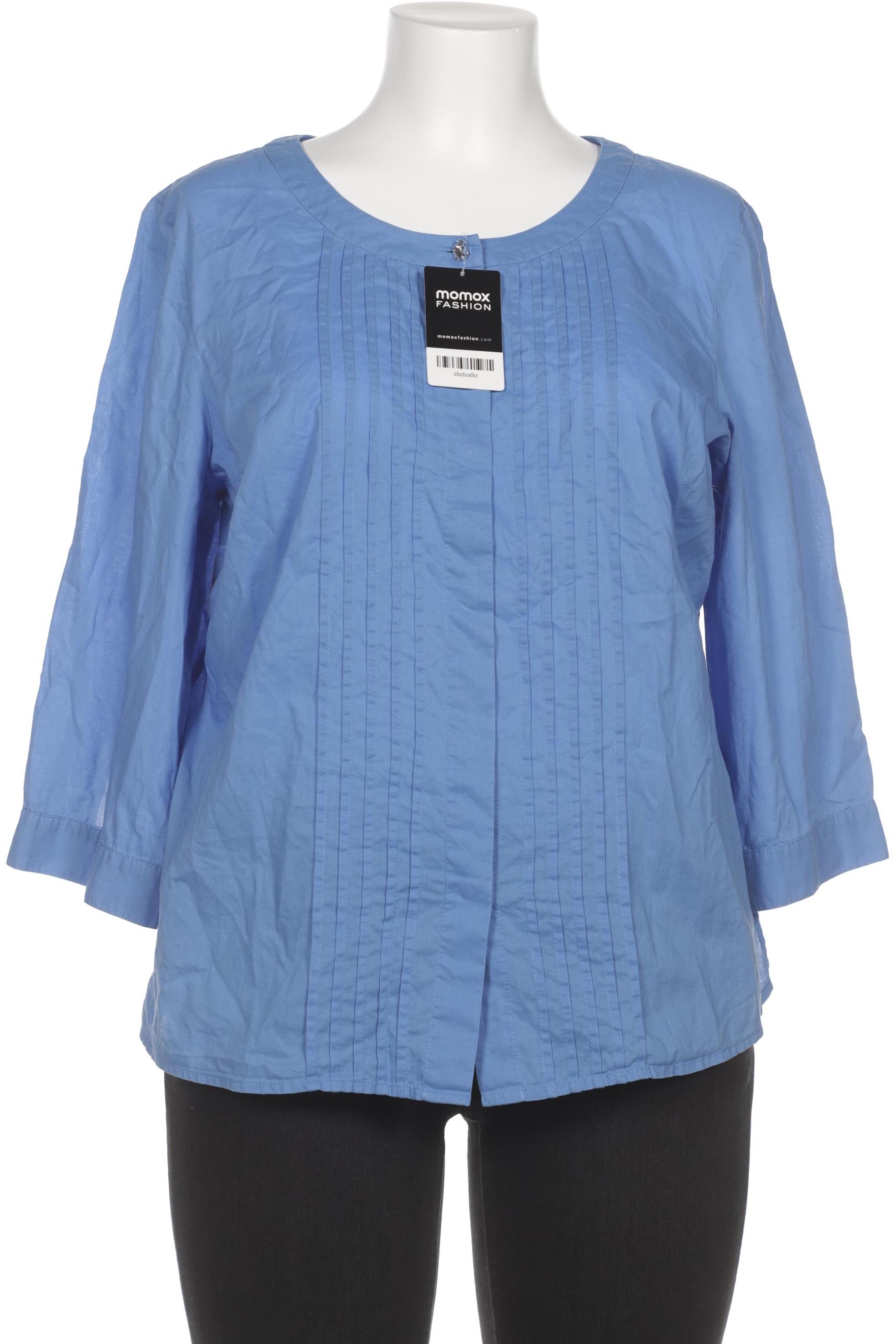 

Peter Hahn Damen Bluse, blau, Gr. 46