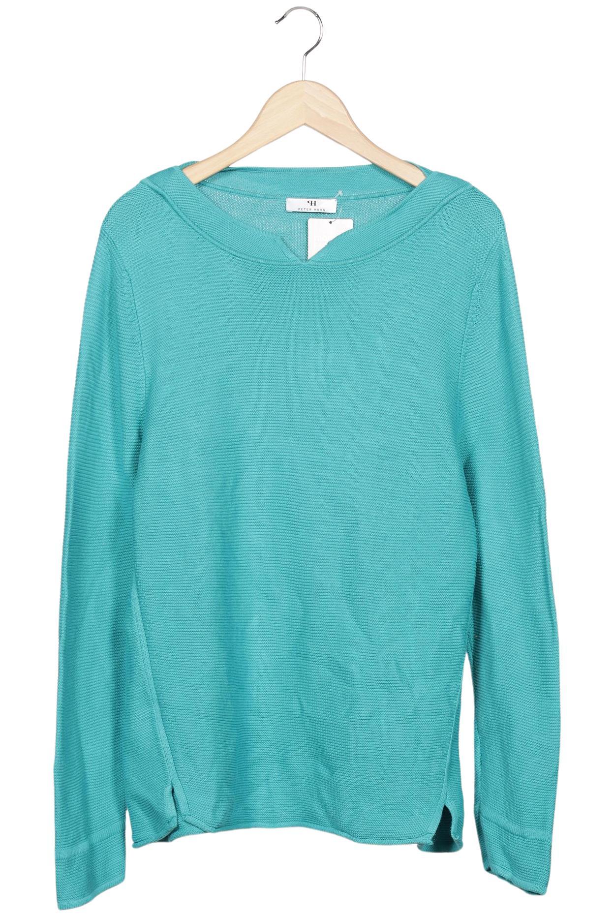 

Peter Hahn Damen Pullover, türkis, Gr. 44