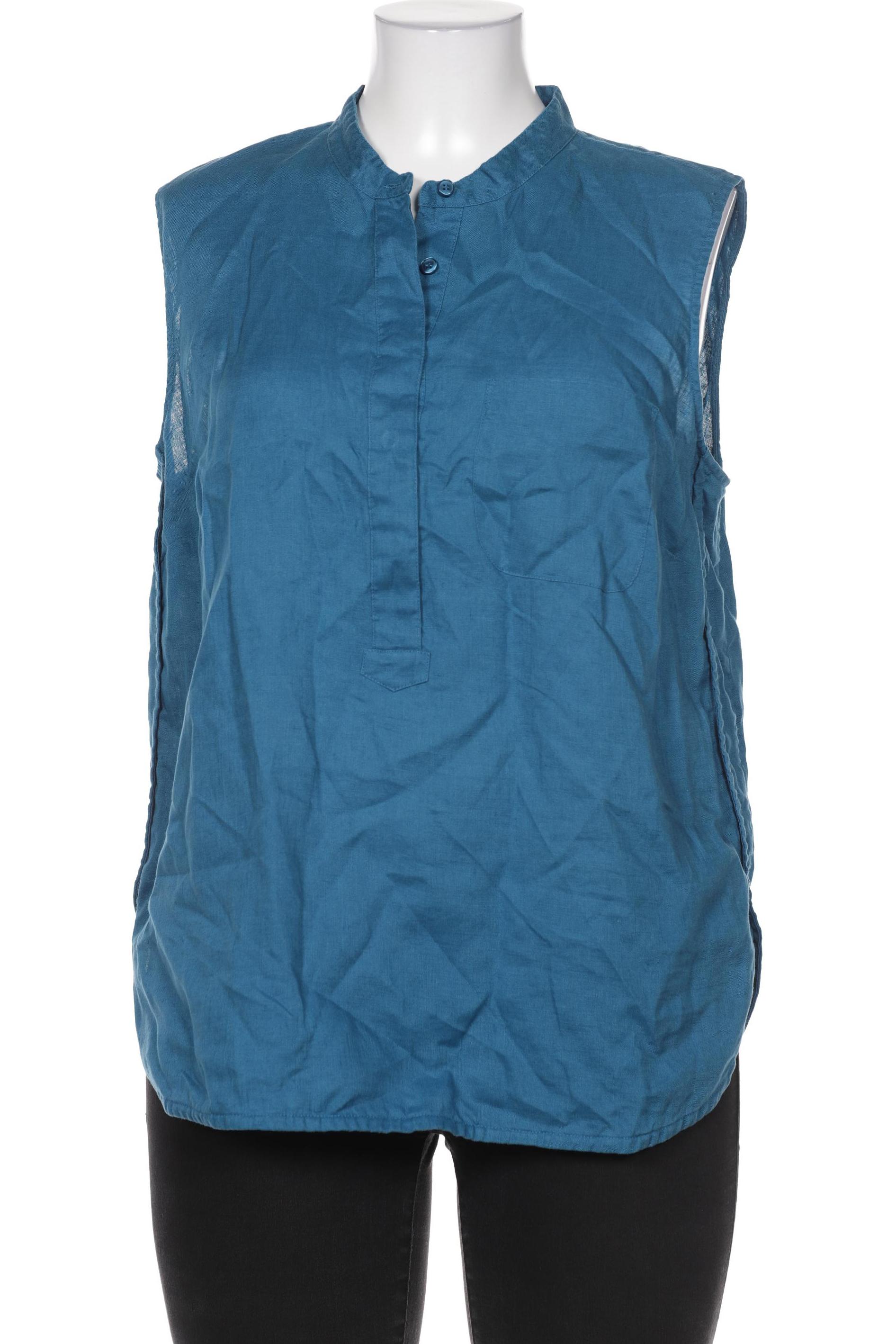 

Peter Hahn Damen Bluse, blau, Gr. 46