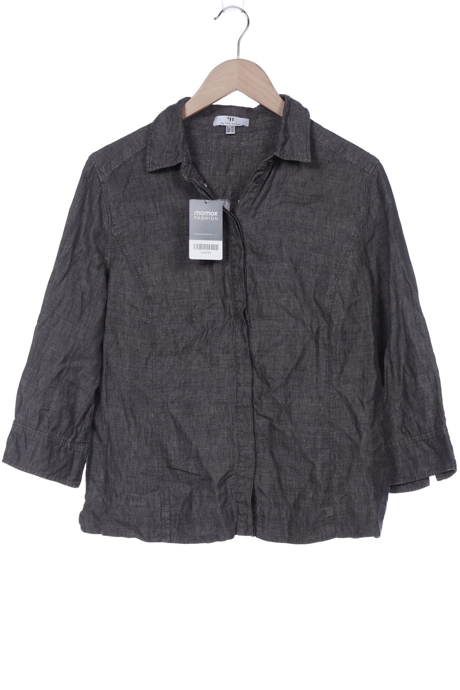 

Peter Hahn Damen Bluse, grau, Gr. 42