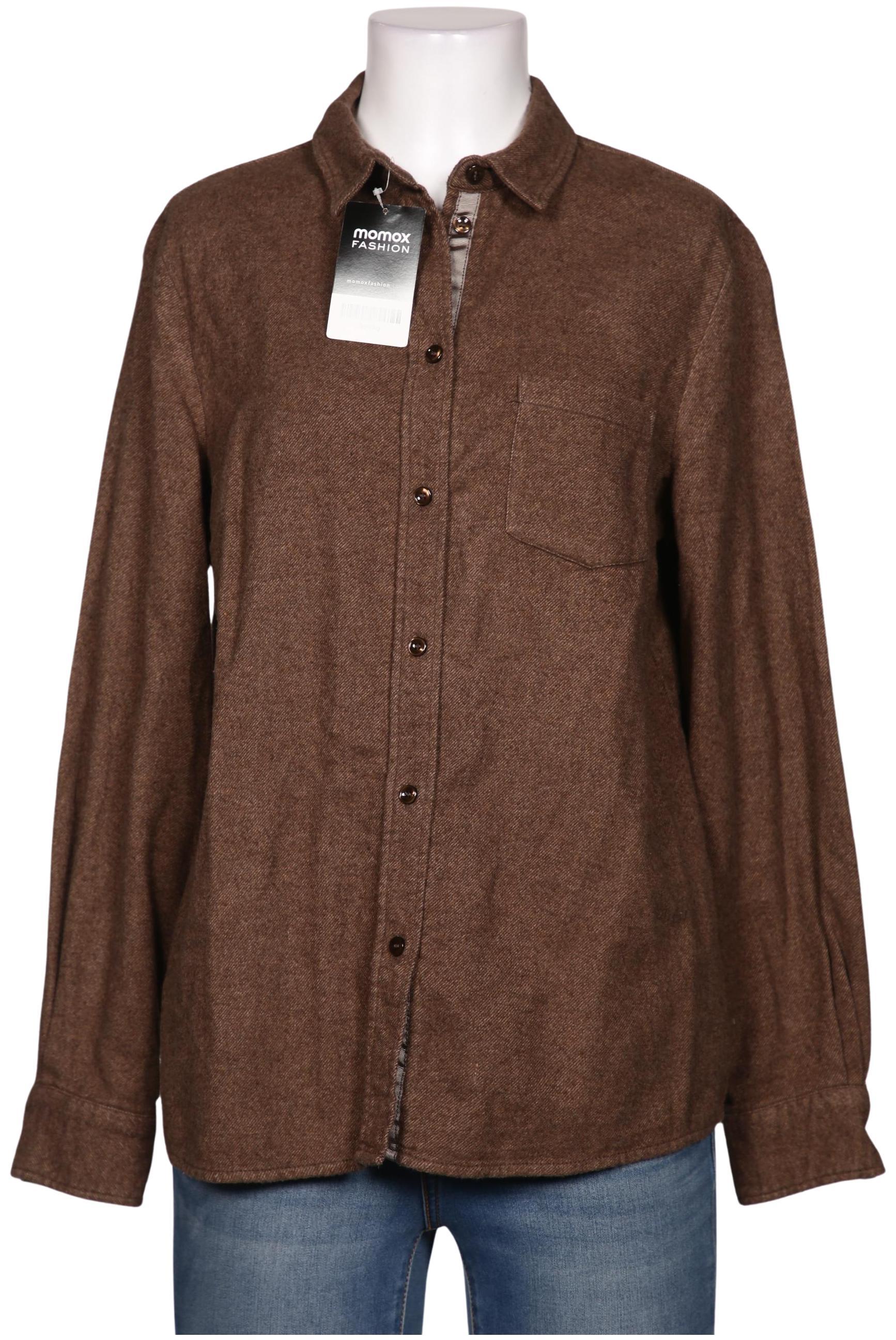 

Peter Hahn Damen Bluse, braun, Gr. 40