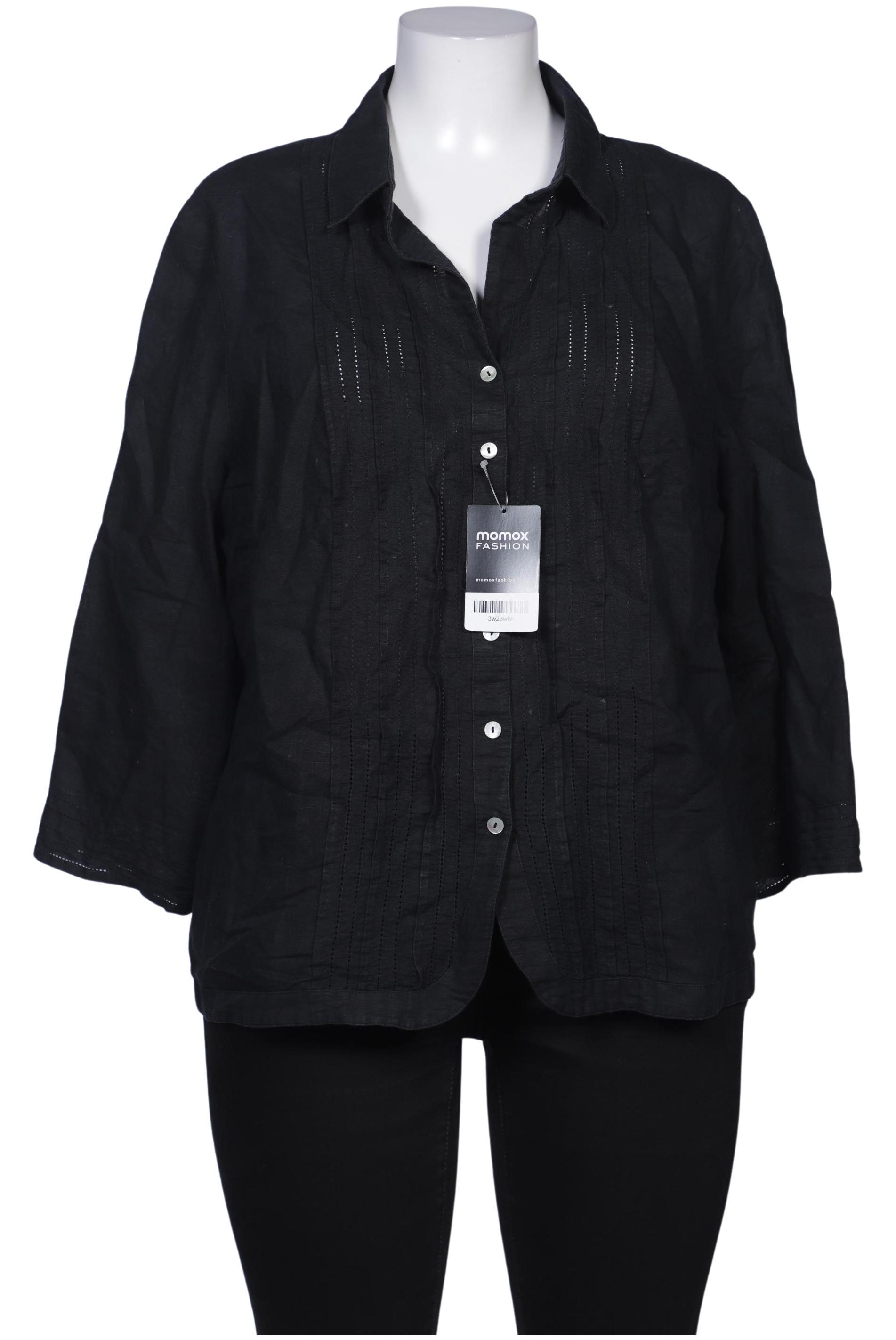 

Peter Hahn Damen Bluse, schwarz, Gr. 48