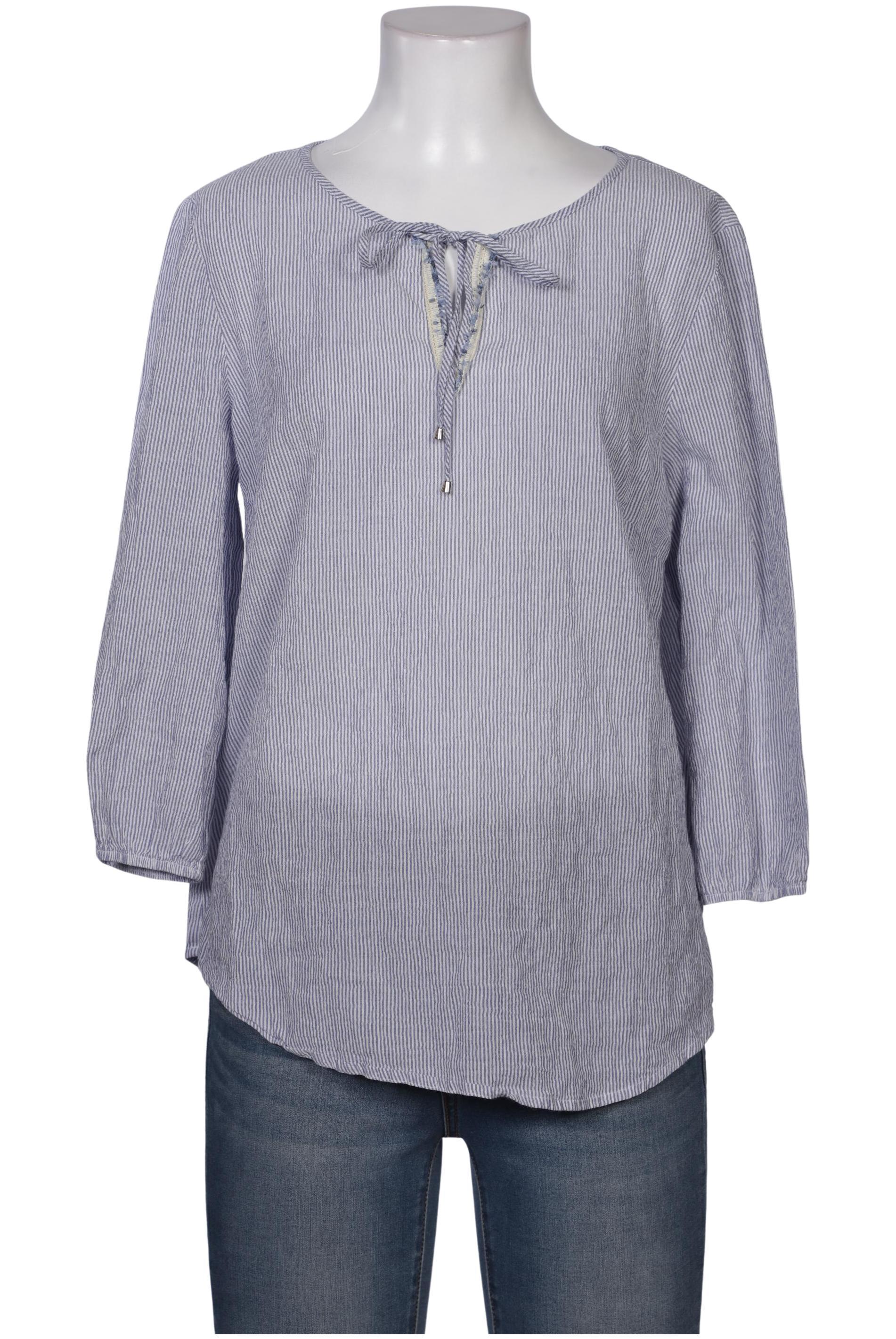 

Peter Hahn Damen Bluse, blau, Gr. 40