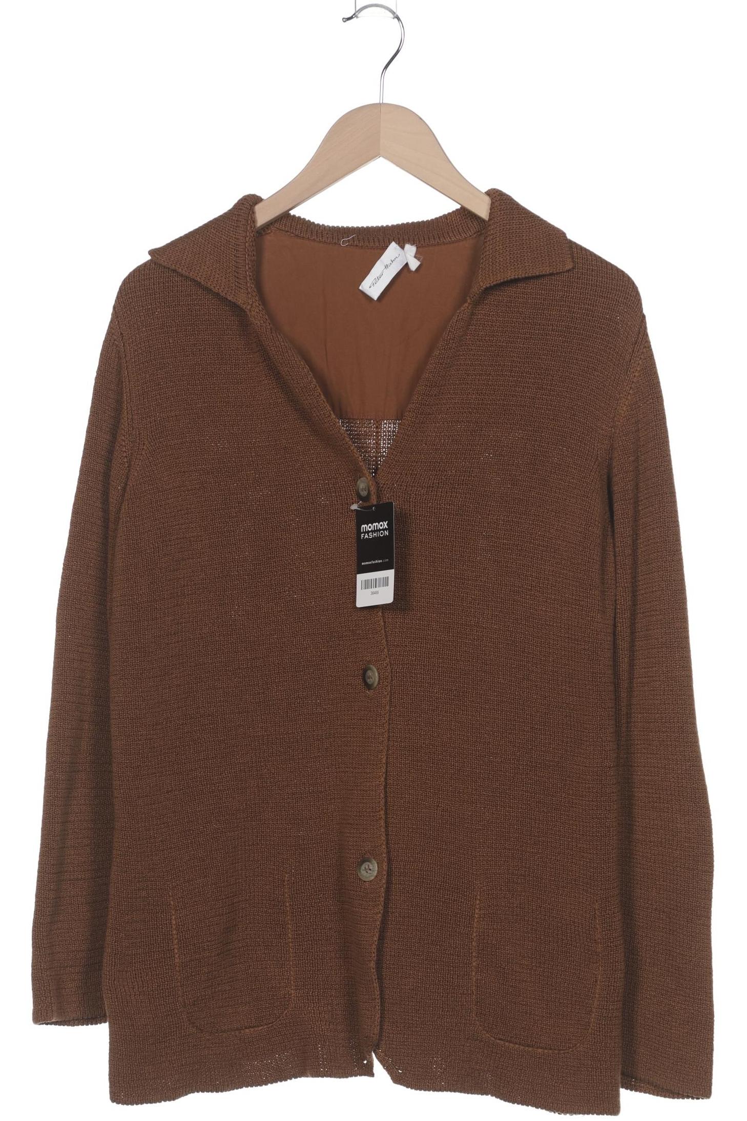 

Peter Hahn Damen Strickjacke, braun, Gr. 42