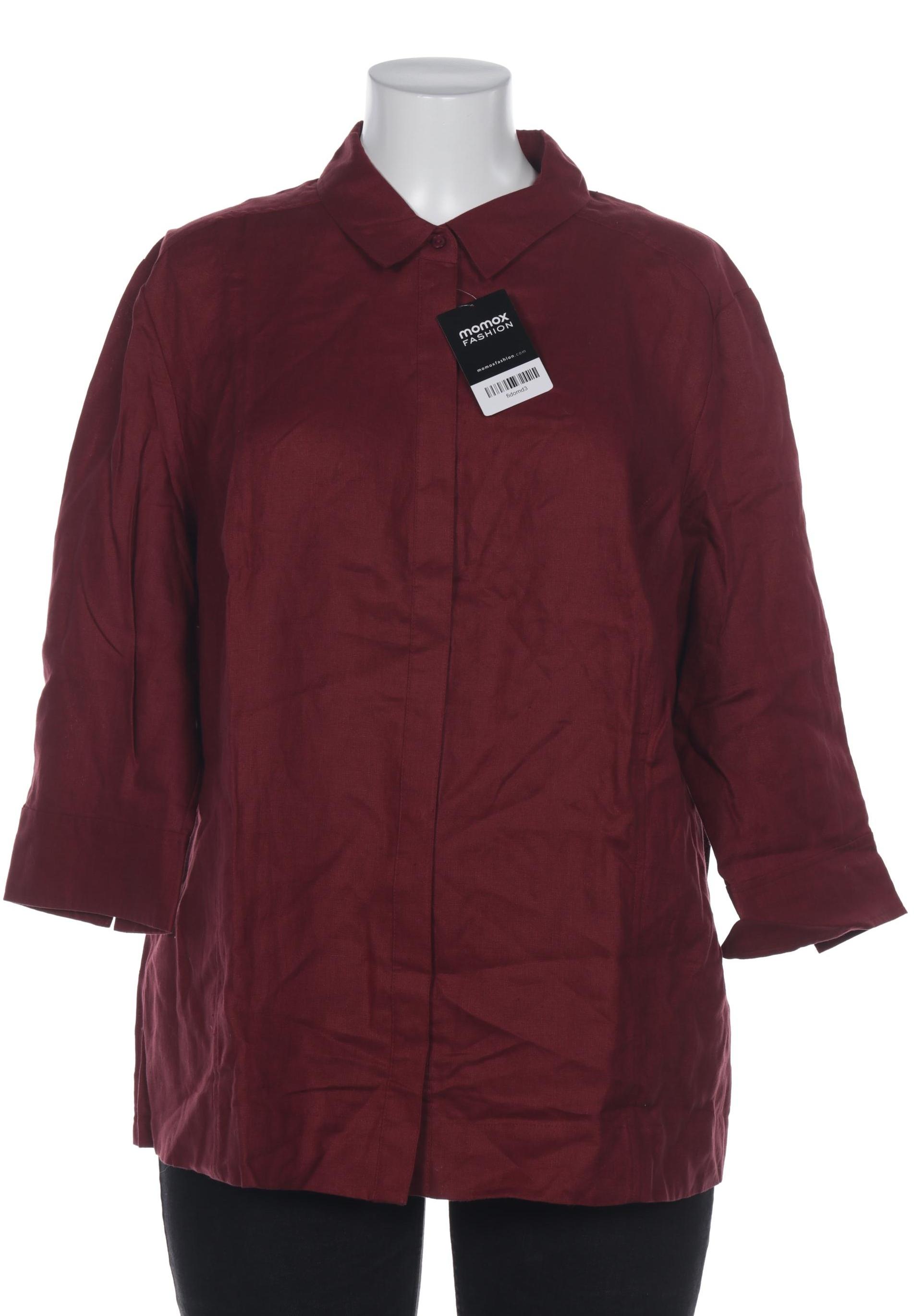 

Peter Hahn Damen Bluse, bordeaux, Gr. 52