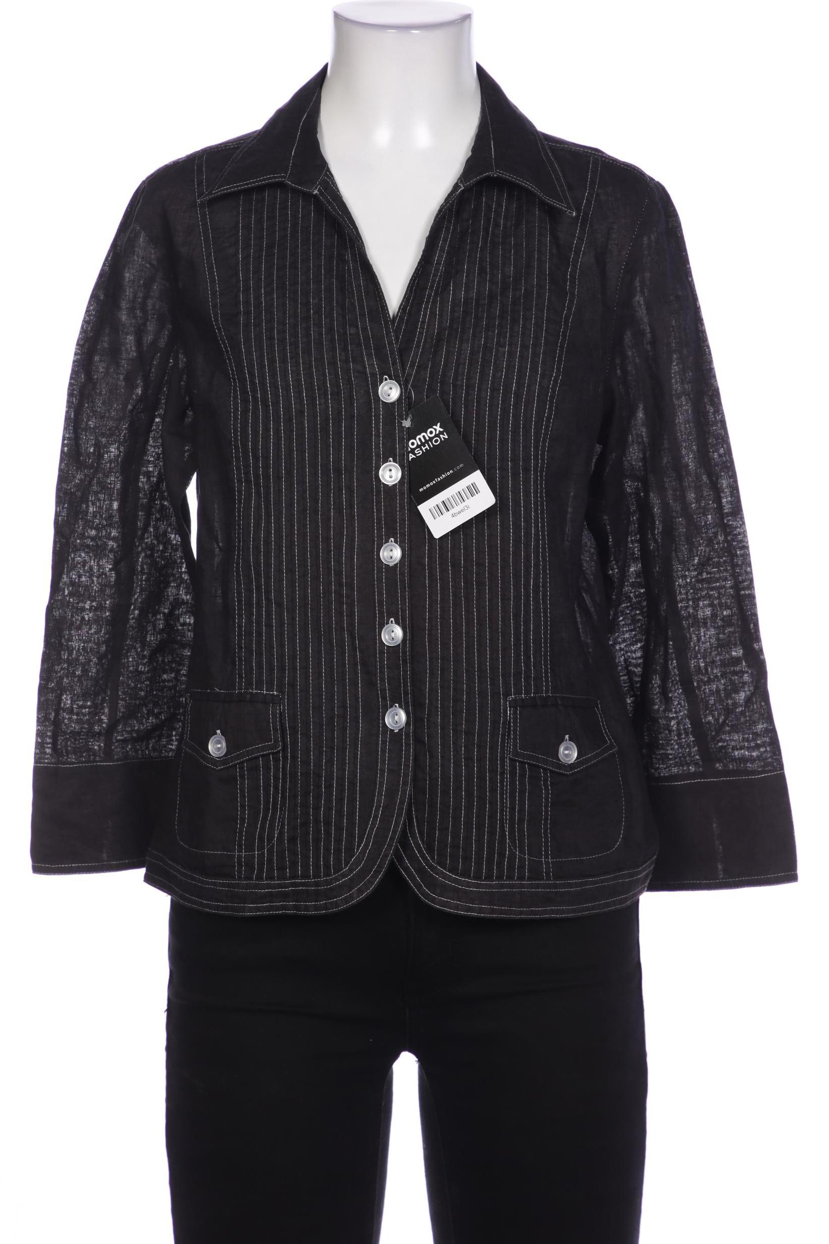 

Peter Hahn Damen Bluse, schwarz, Gr. 38
