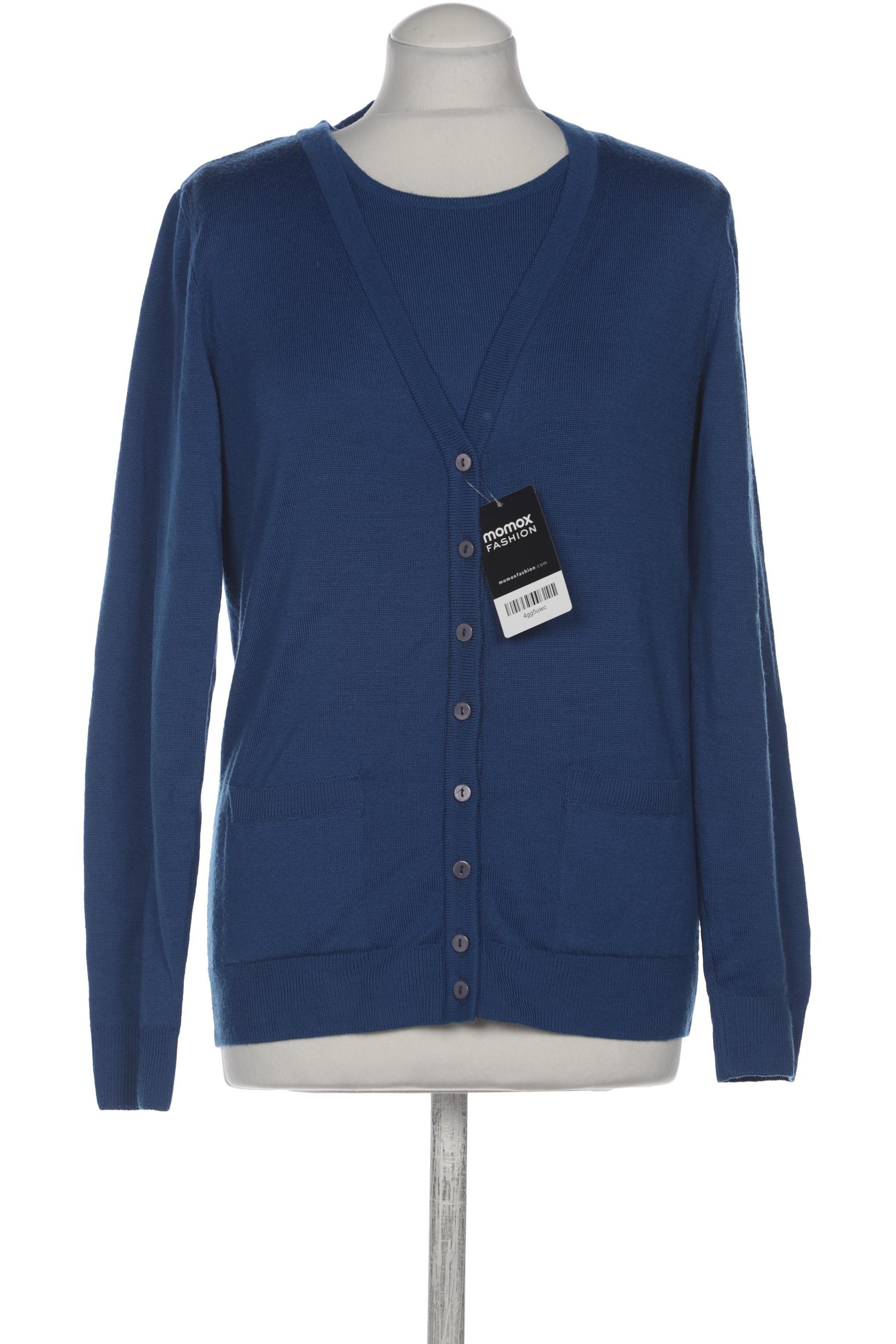 

Peter Hahn Damen Strickjacke, blau, Gr. 38