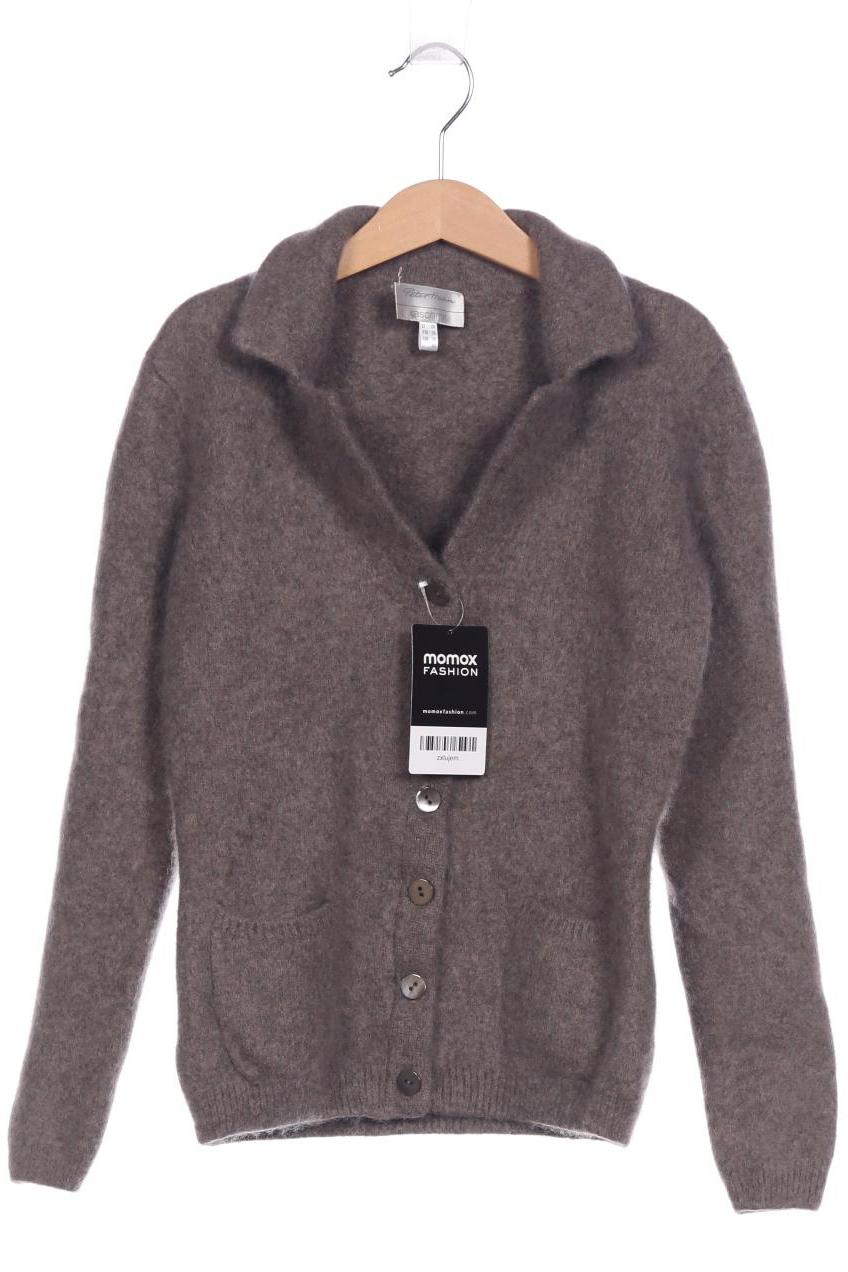 

Peter Hahn Damen Strickjacke, braun, Gr. 36