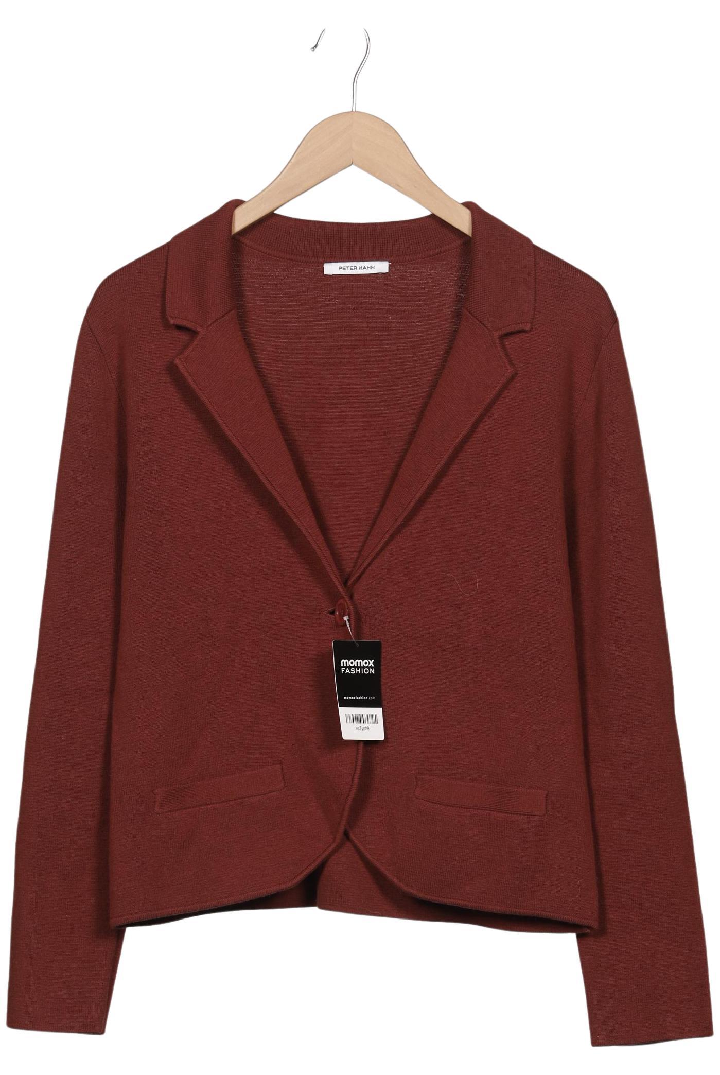 

Peter Hahn Damen Strickjacke, bordeaux, Gr. 40