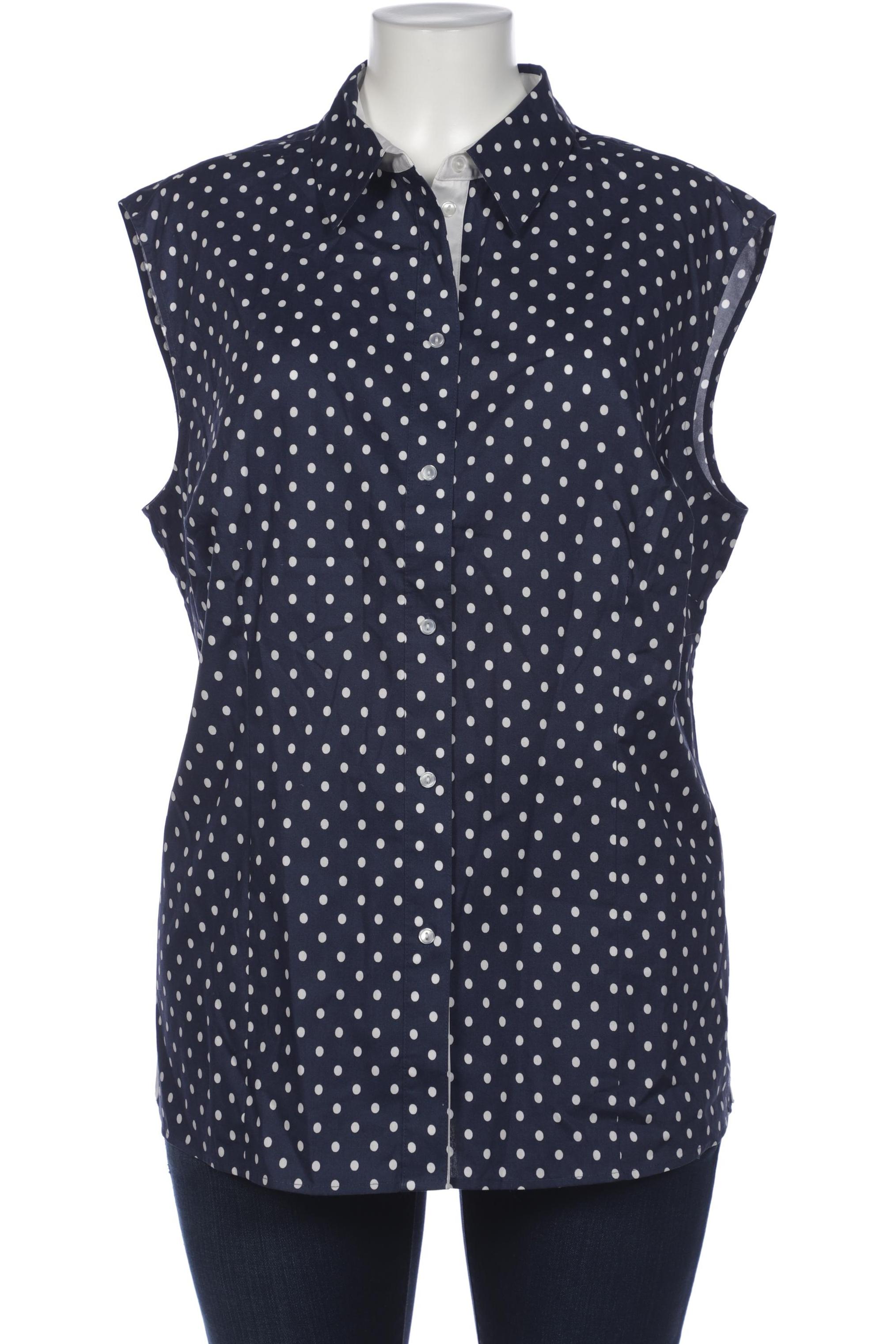 

Peter Hahn Damen Bluse, marineblau, Gr. 50