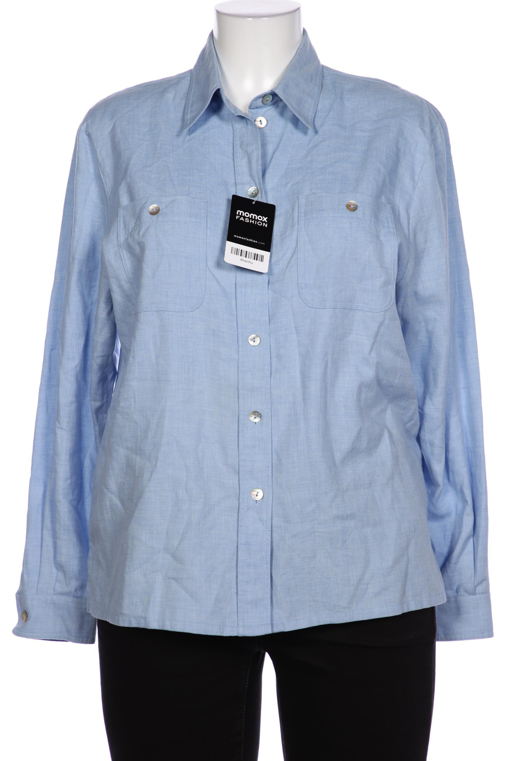 

Peter Hahn Damen Bluse, blau, Gr. 46